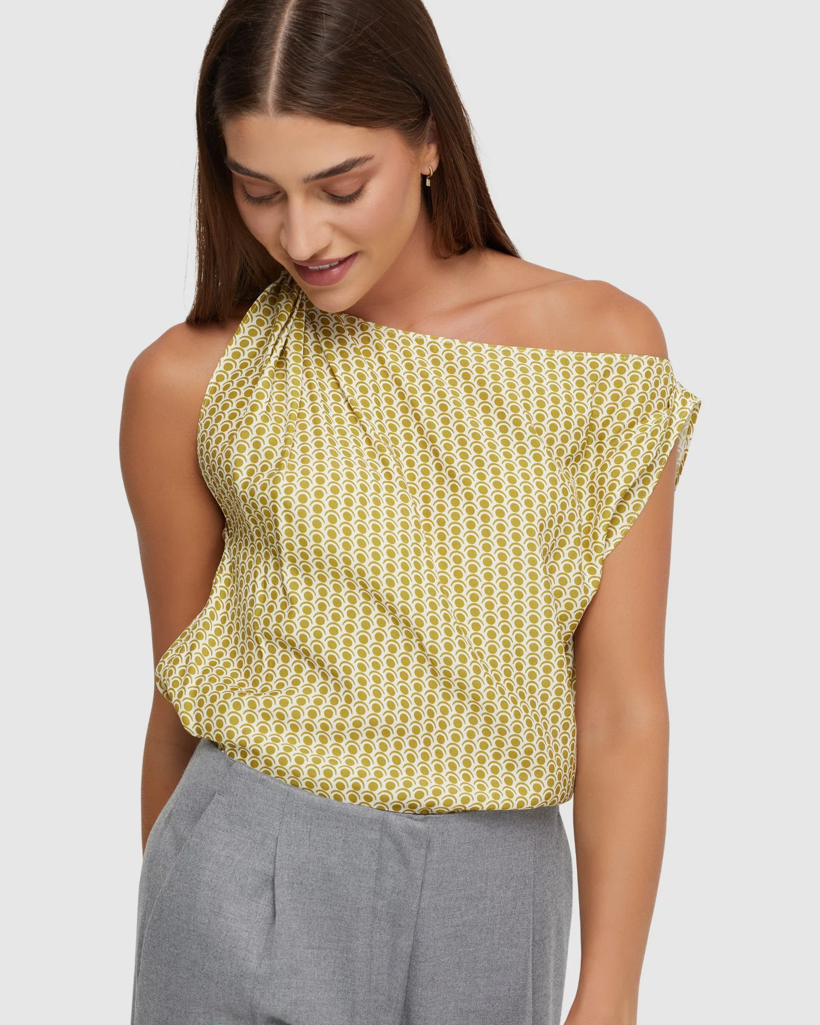 Jamie Spot Print Top - Image 4