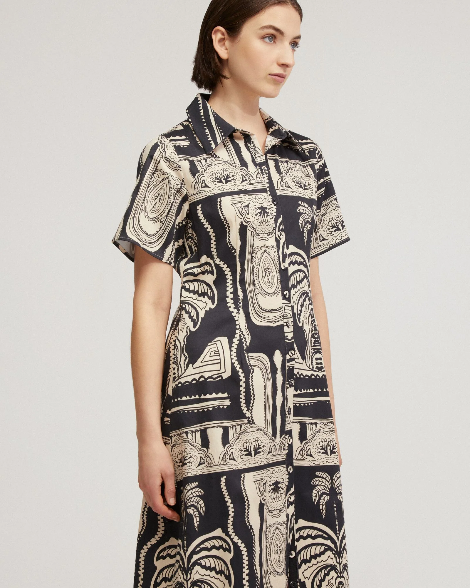 Jasmine Printed Shirt Dress - Image 4