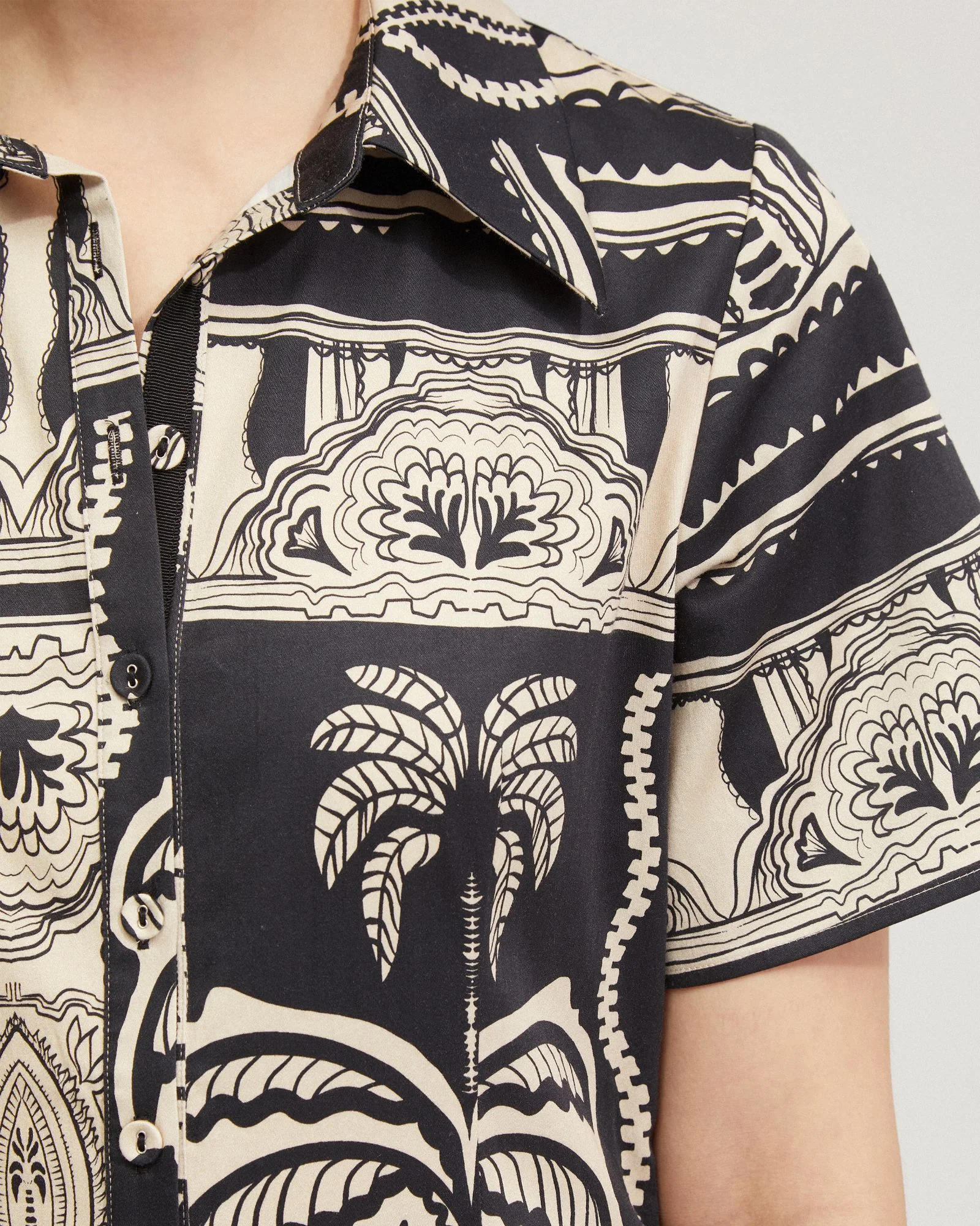 Jasmine Printed Shirt Dress - Image 6