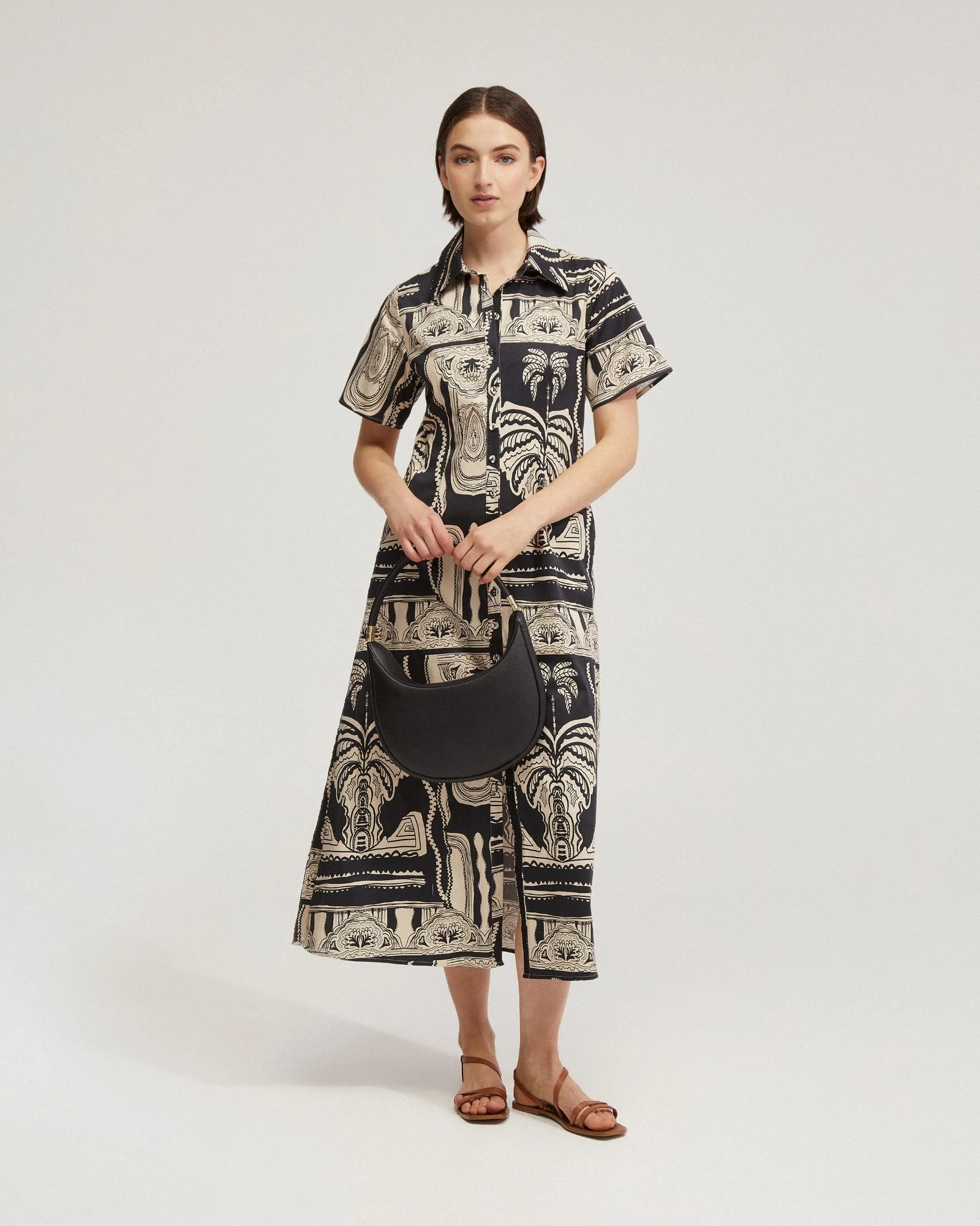 Jasmine Printed Shirt Dress - Image 7
