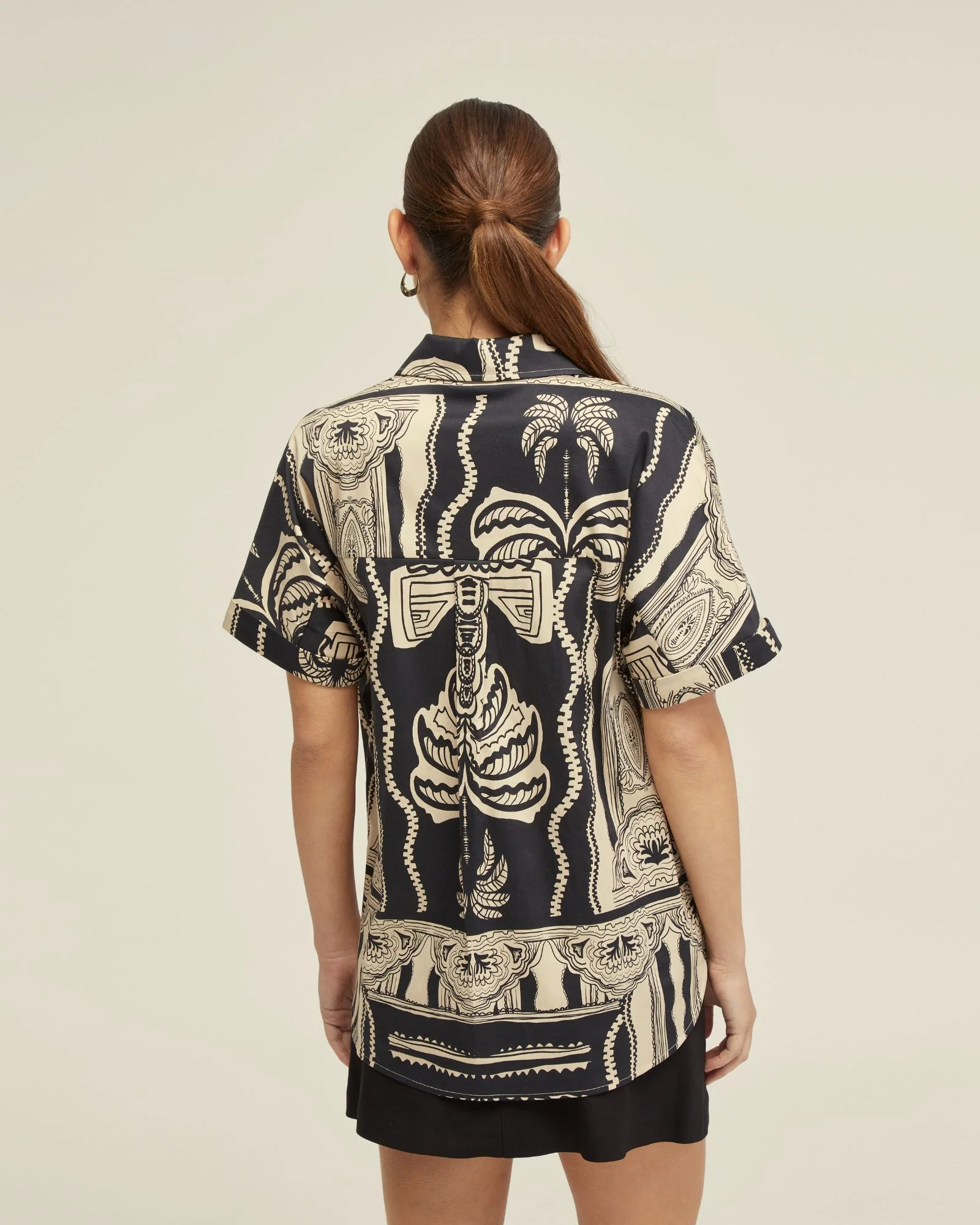 Jasmine Printed Short Sleeve Shirt - Image 3