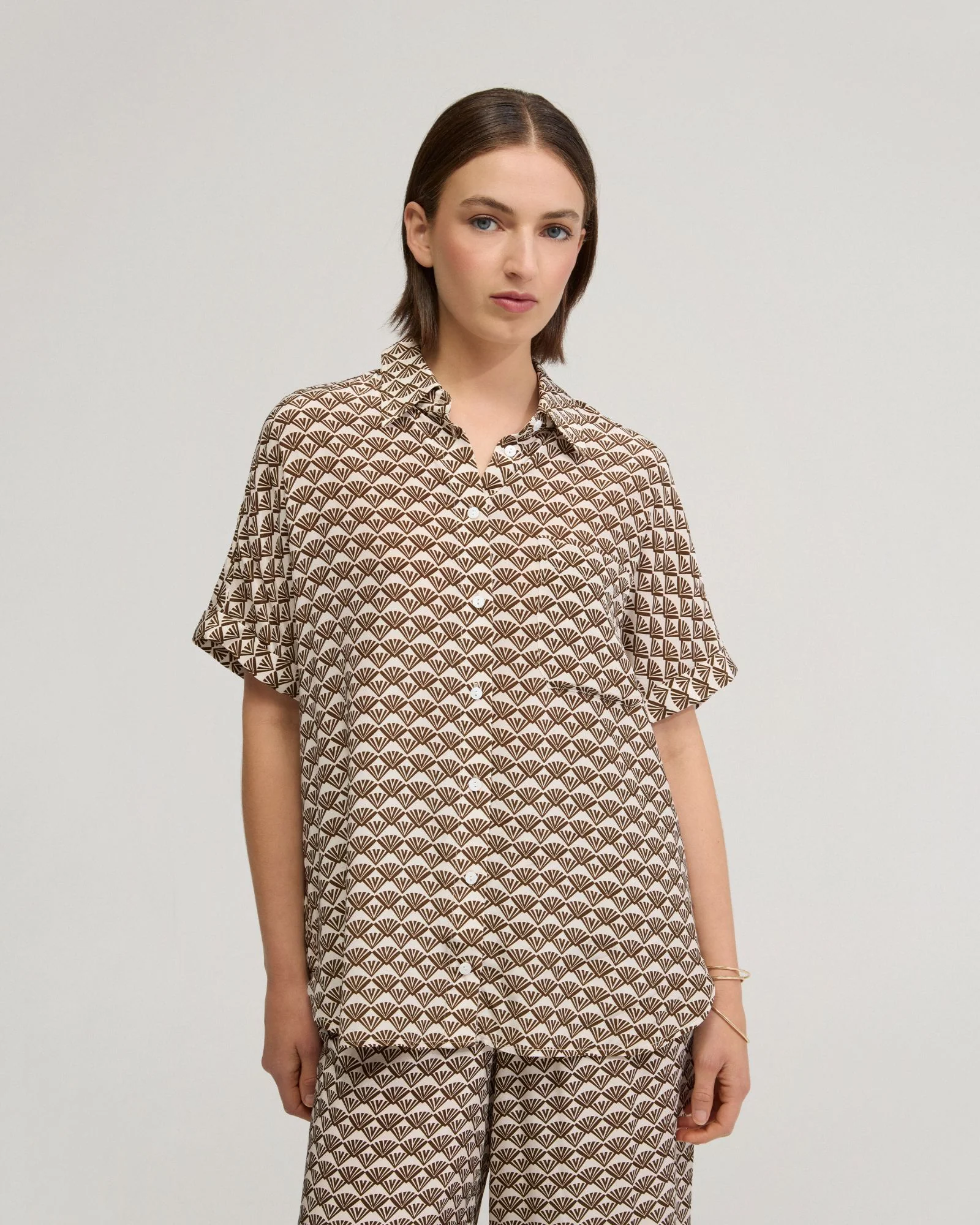 Jasmine Short Sleeve Printed Shirt - Image 5