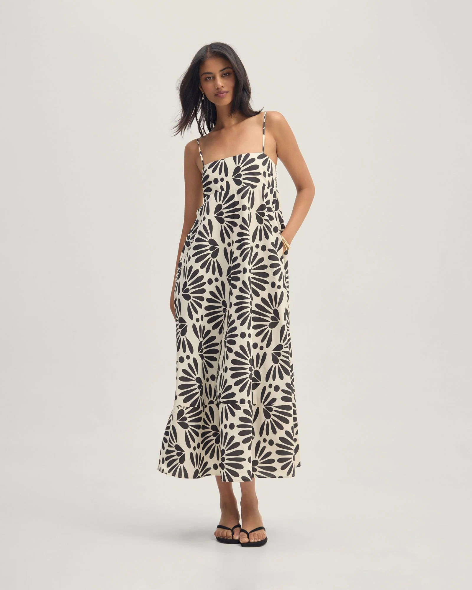 Jessica Cotton Printed Dress - Image 5