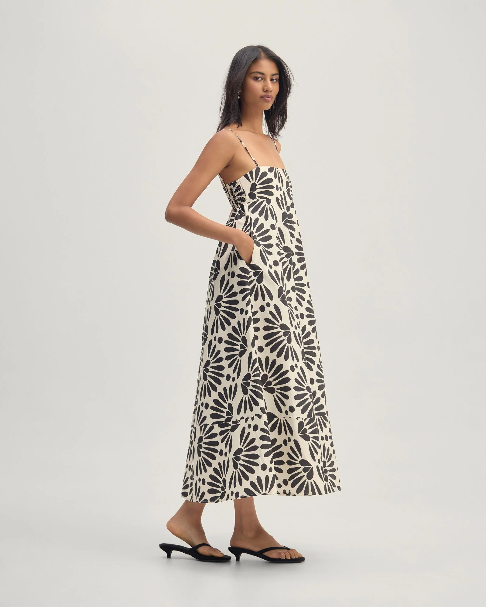 Jessica Cotton Printed Dress - Image 7