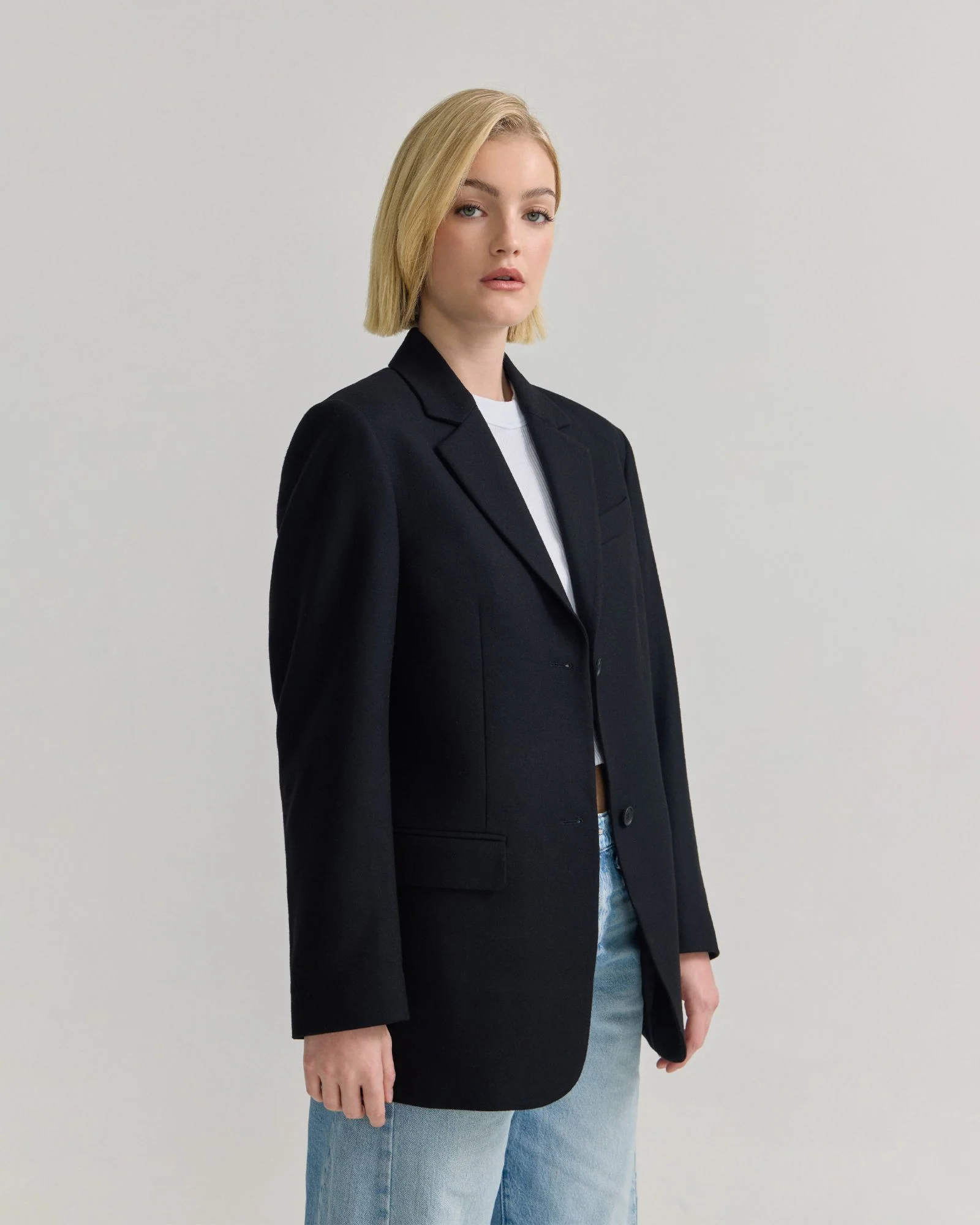 Jordan Wool Oversized Blazer - Image 2