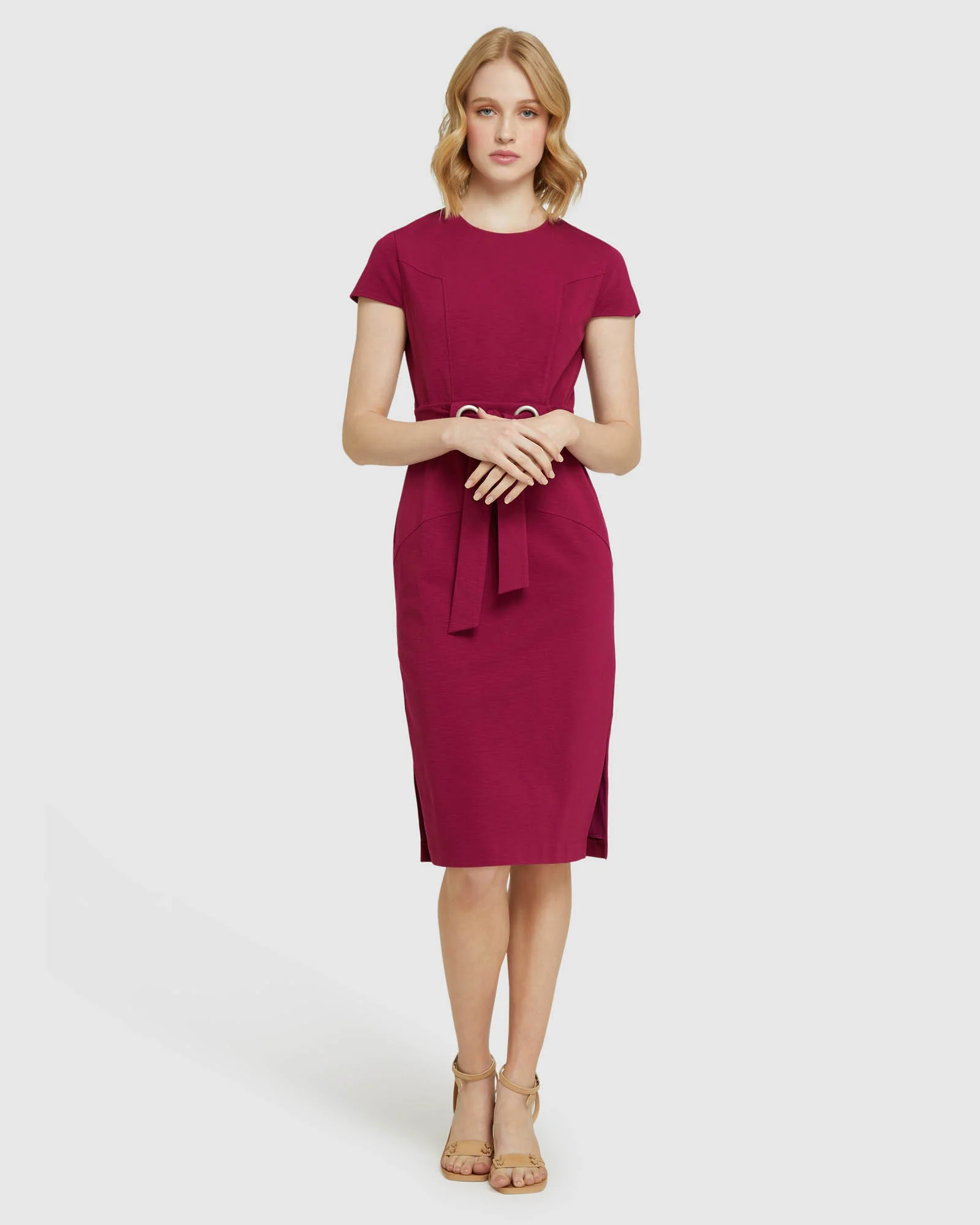 Juliette Eyelet Dtl Ponti Dress - Image 11