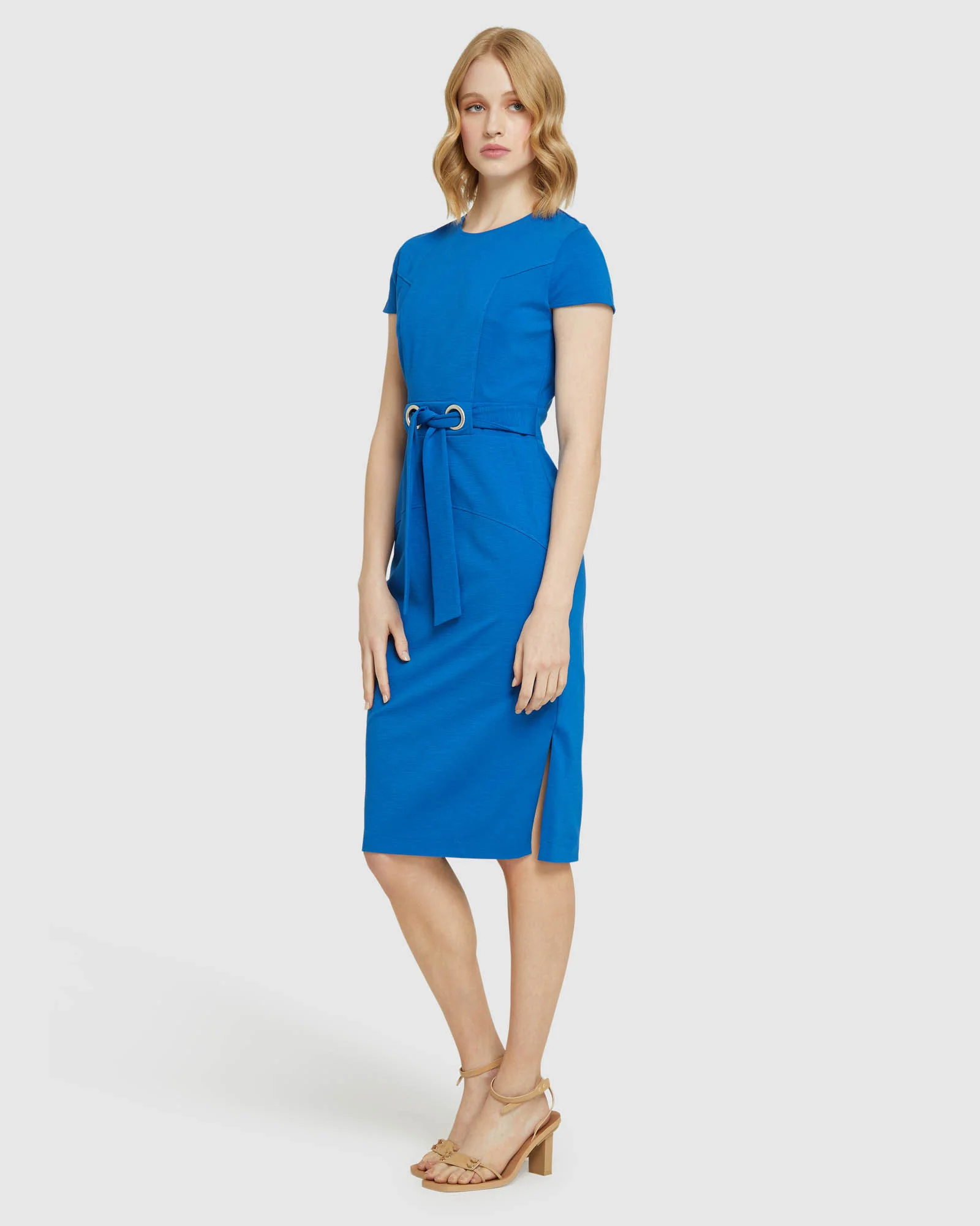 Juliette Eyelet Dtl Ponti Dress - Image 5