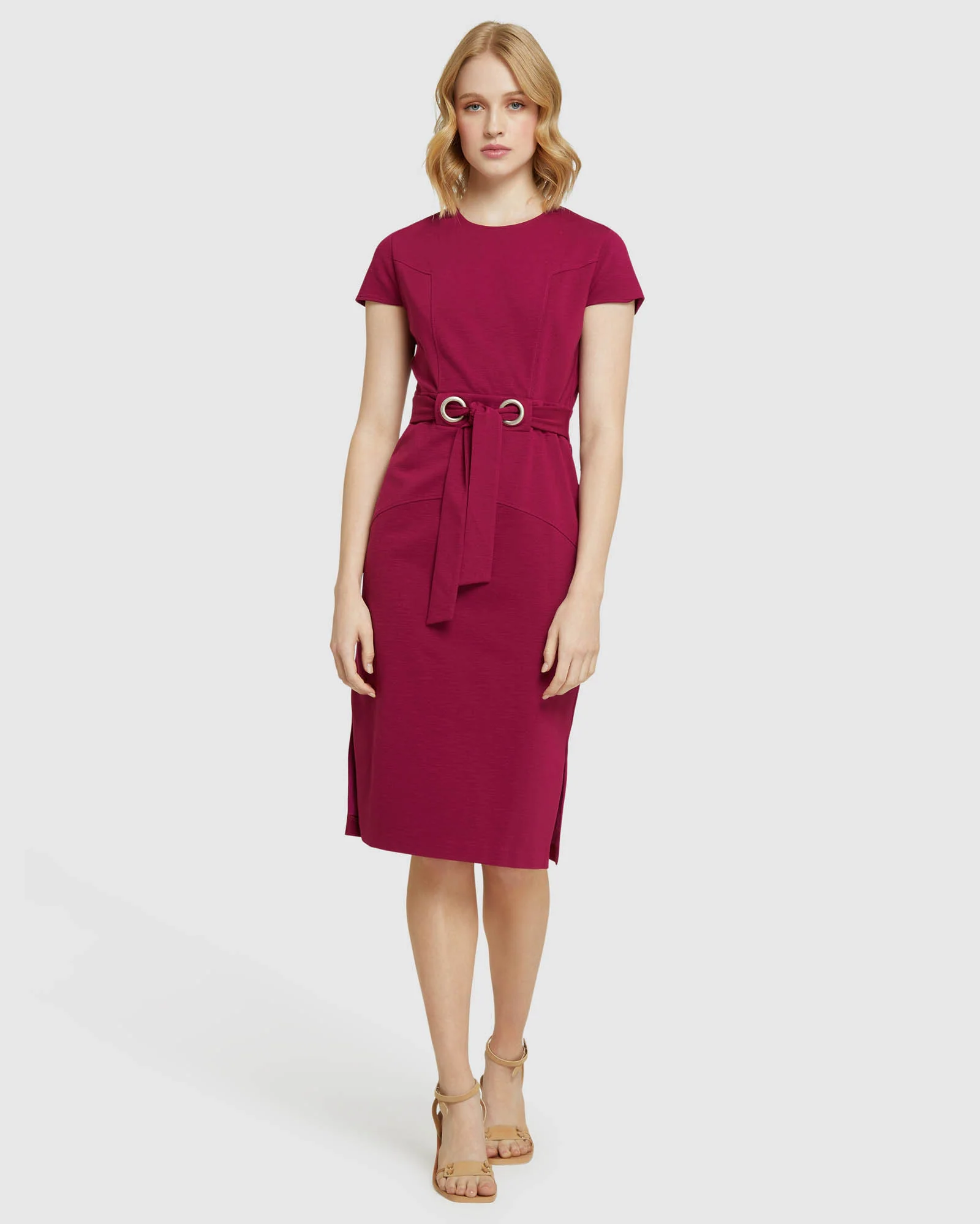 Juliette Eyelet Dtl Ponti Dress - Image 7