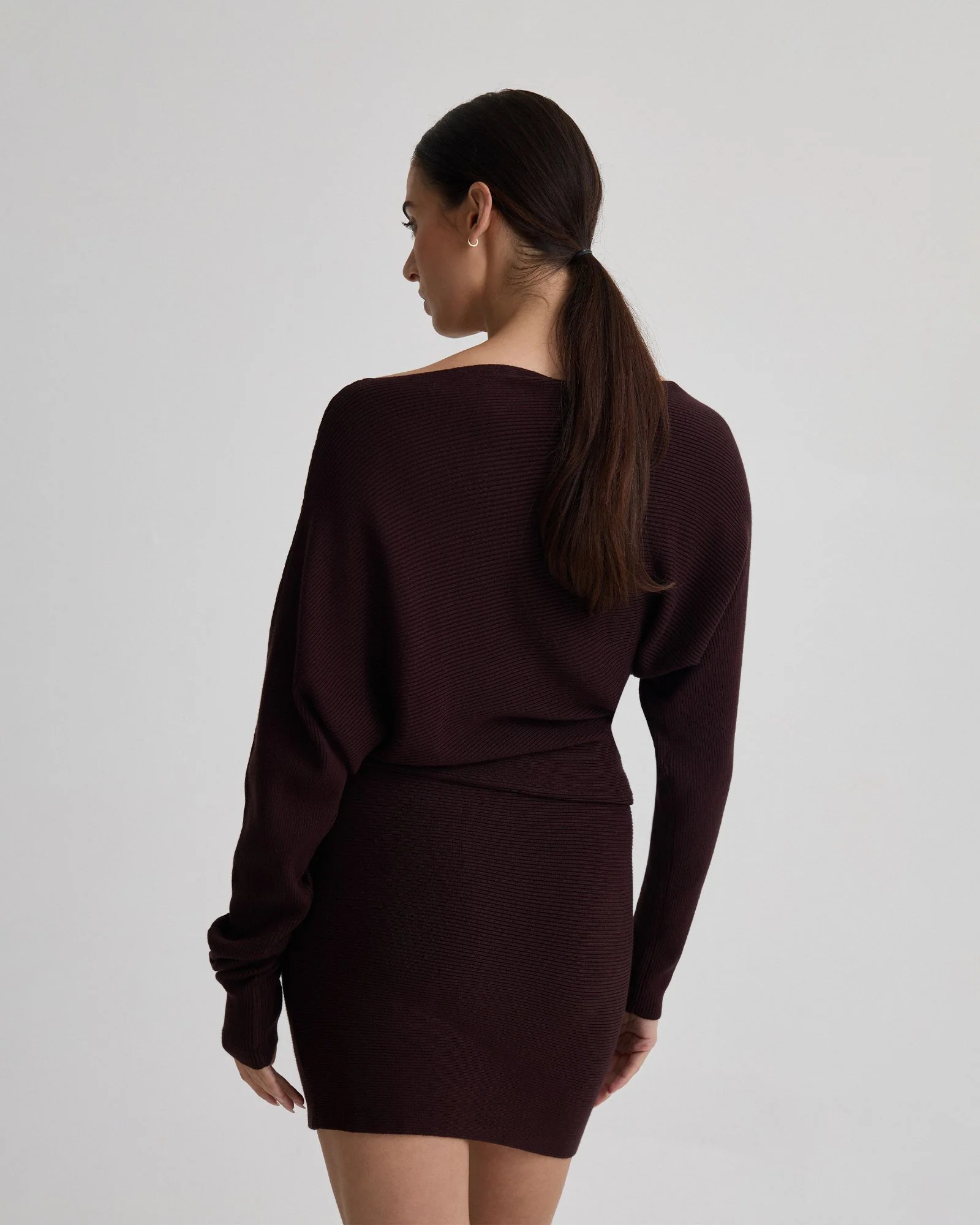 Juliette Knitted Rib Dress - Image 10