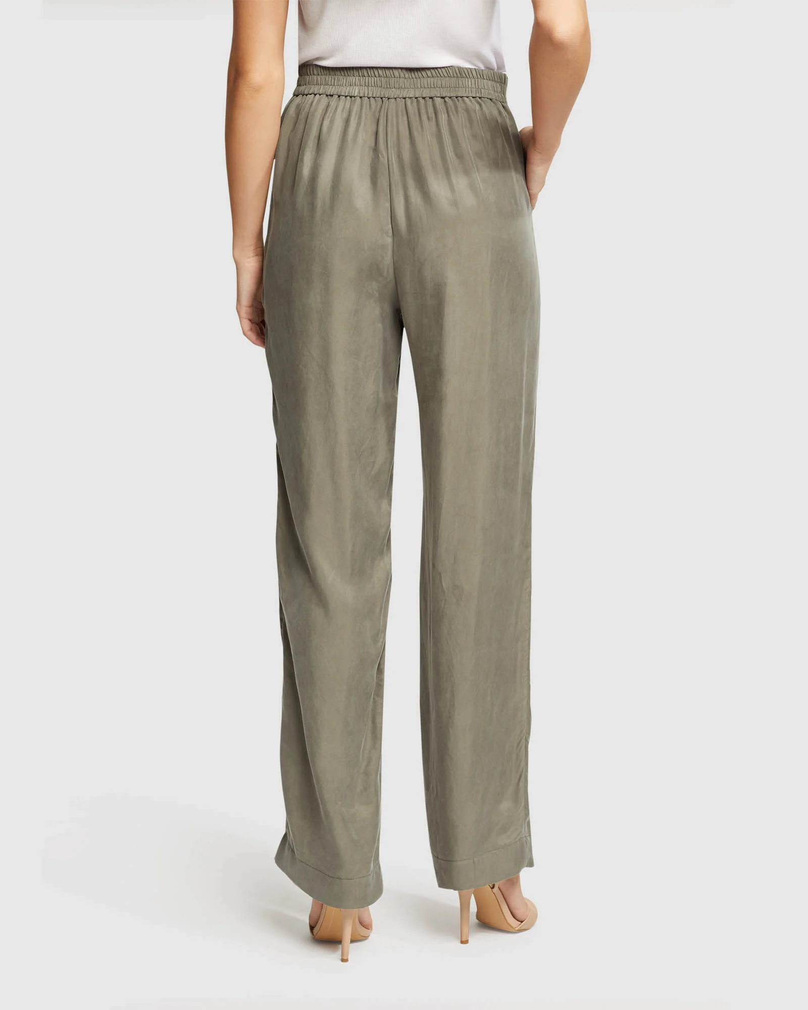 Katerina Cupro Blend Pants - Image 3
