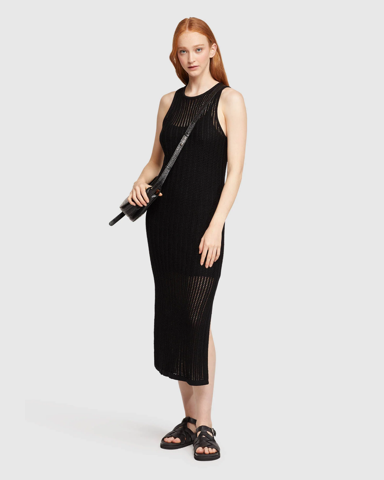 Katherine Knit Dress With Slip - Image 11