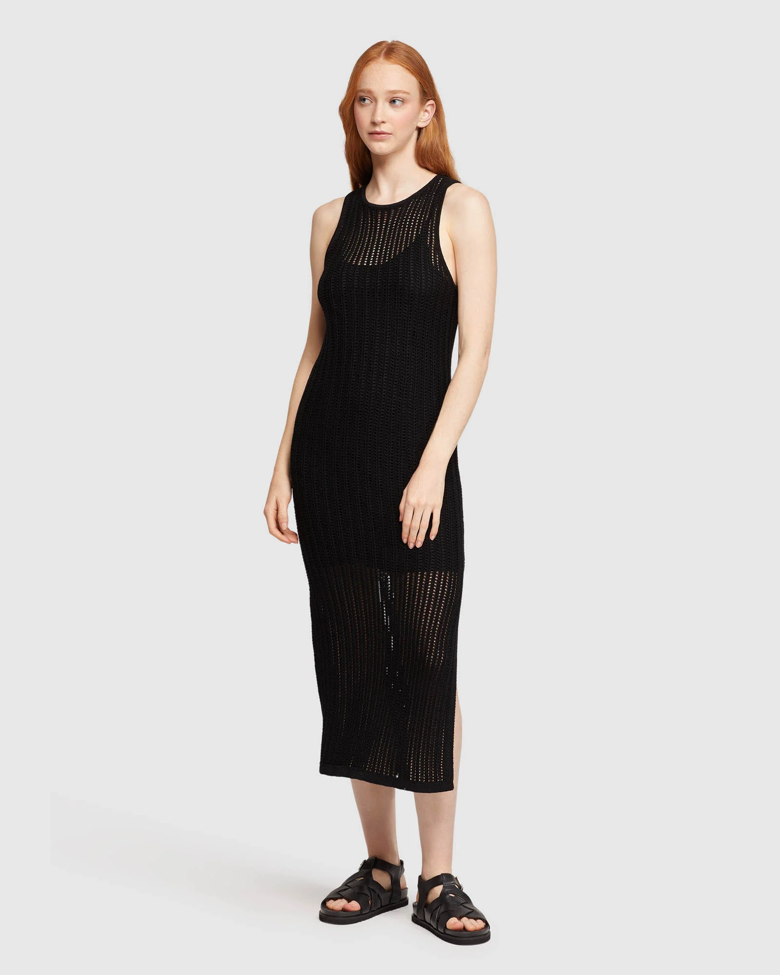Katherine Knit Dress With Slip - Image 7