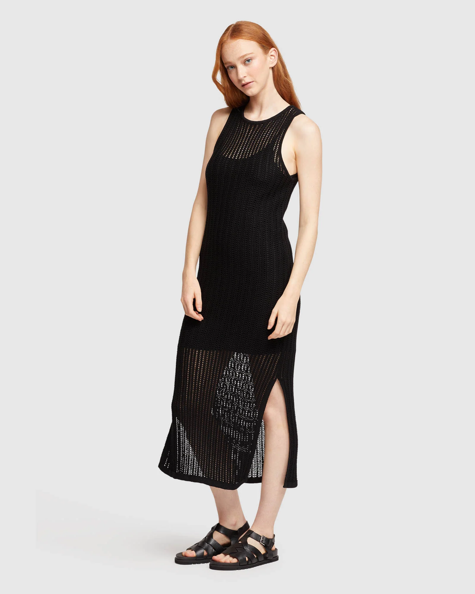 Katherine Knit Dress With Slip - Image 8
