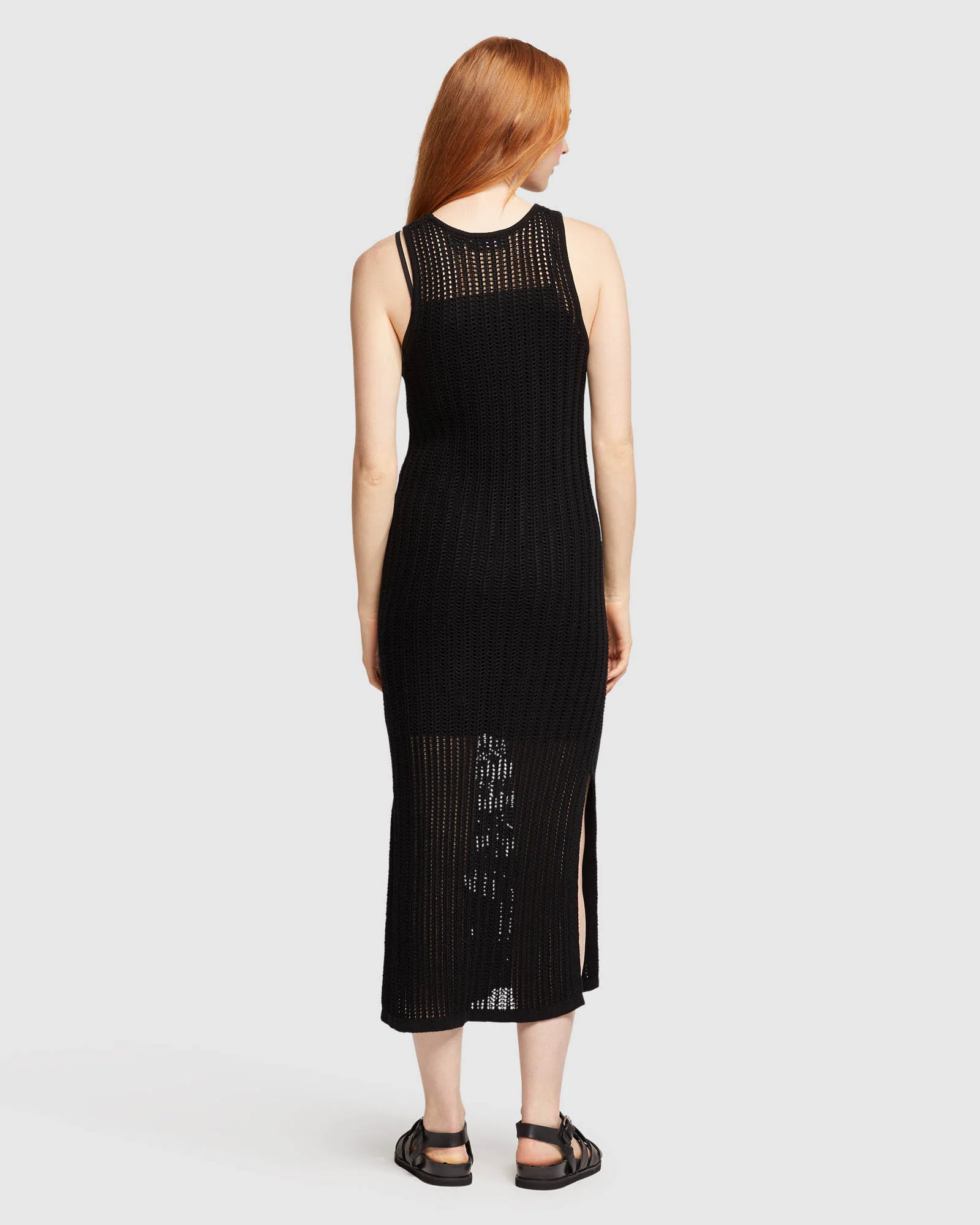 Katherine Knit Dress With Slip - Image 9