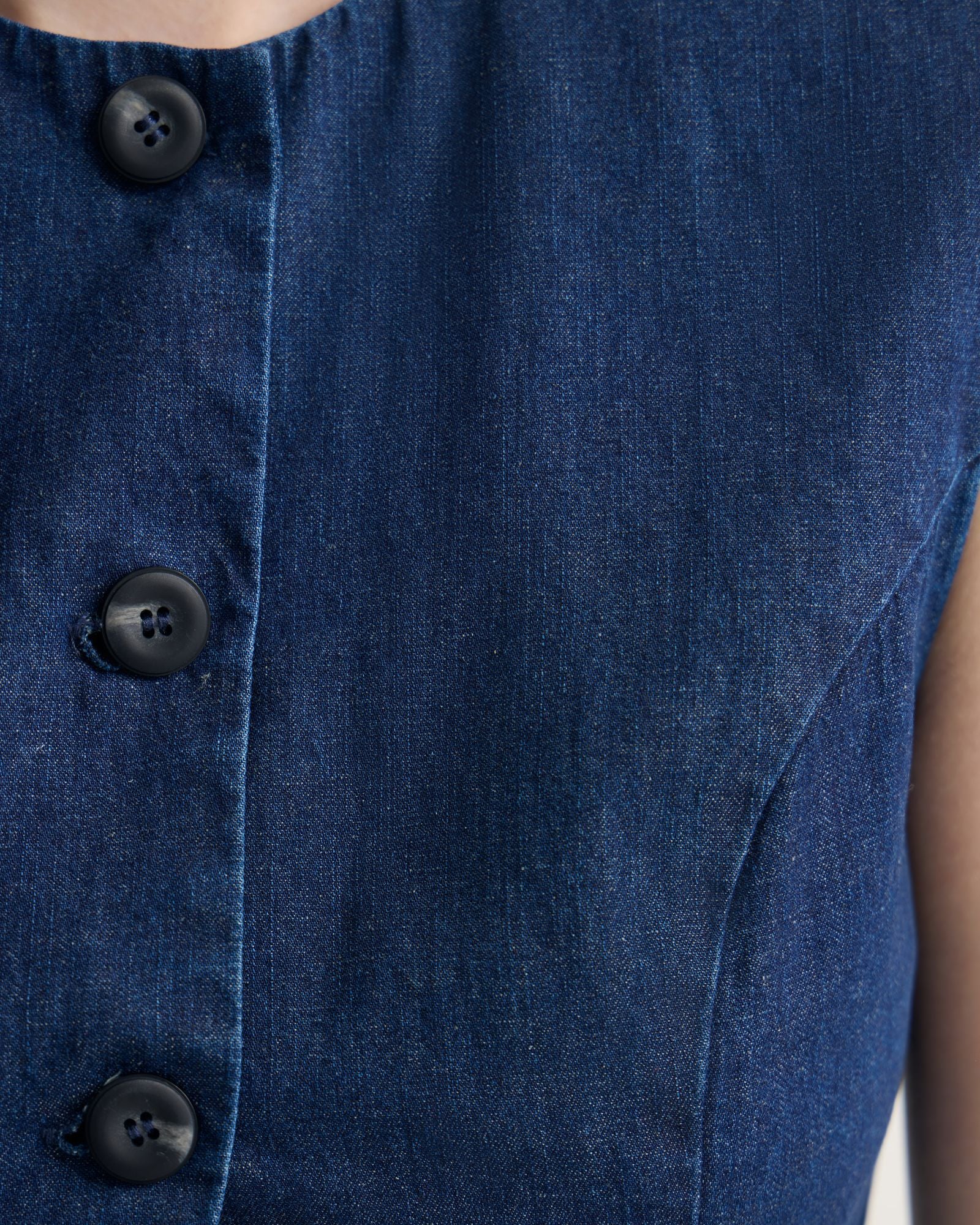 Katie Denim Waistcoat - Image 6