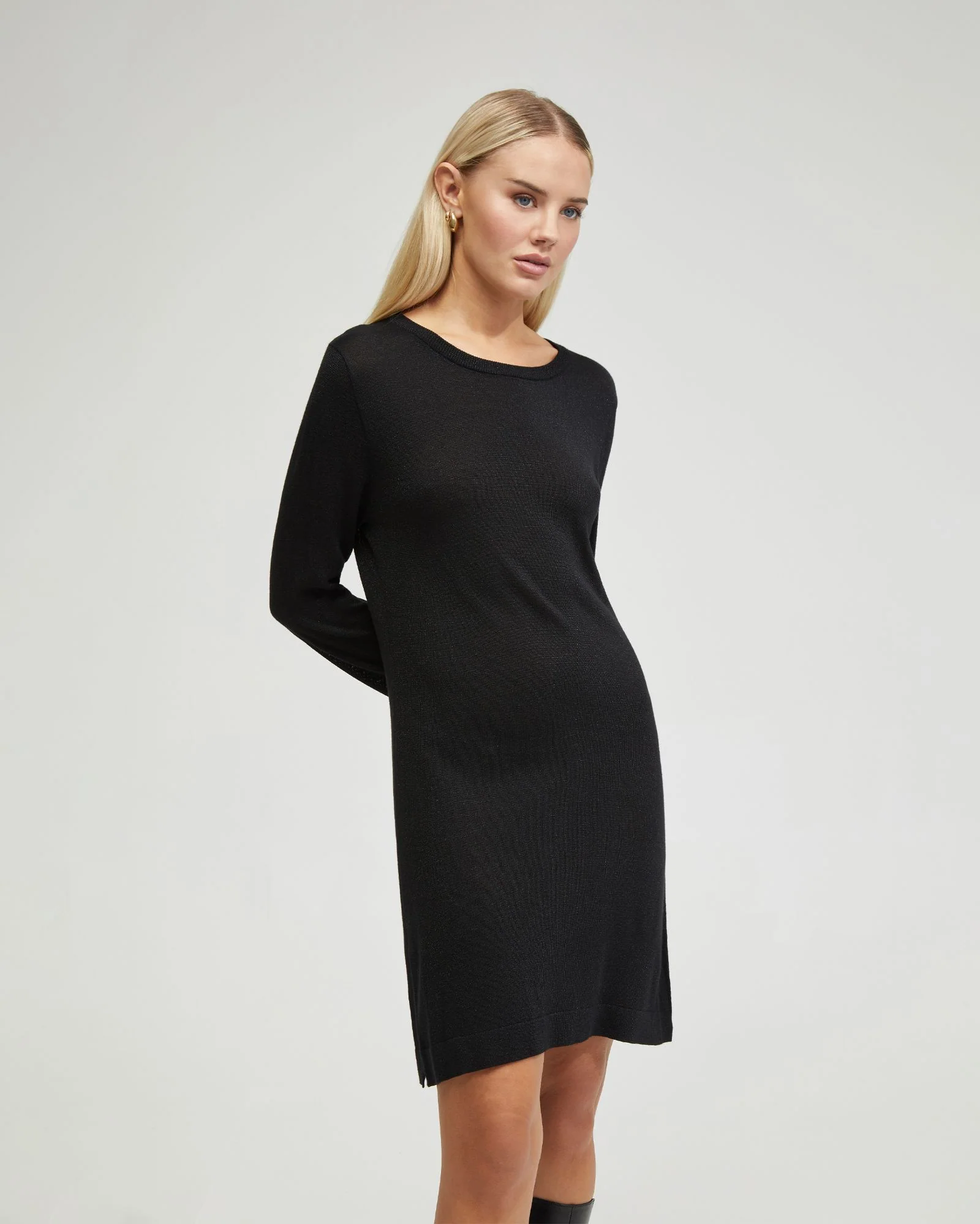 Katrine Metallic Mini Dress - Image 8