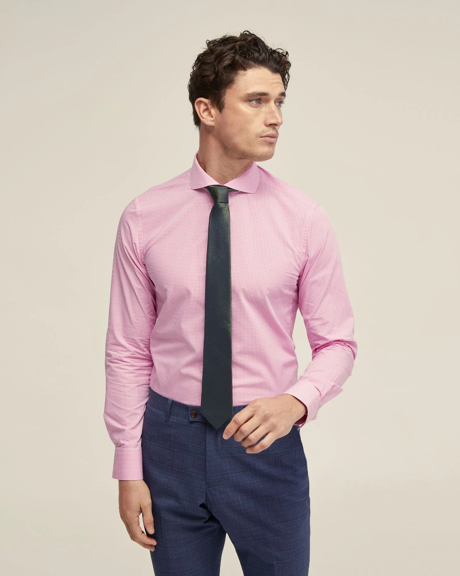 Kensington Ton Slim Fit Check Shirt - Image 11