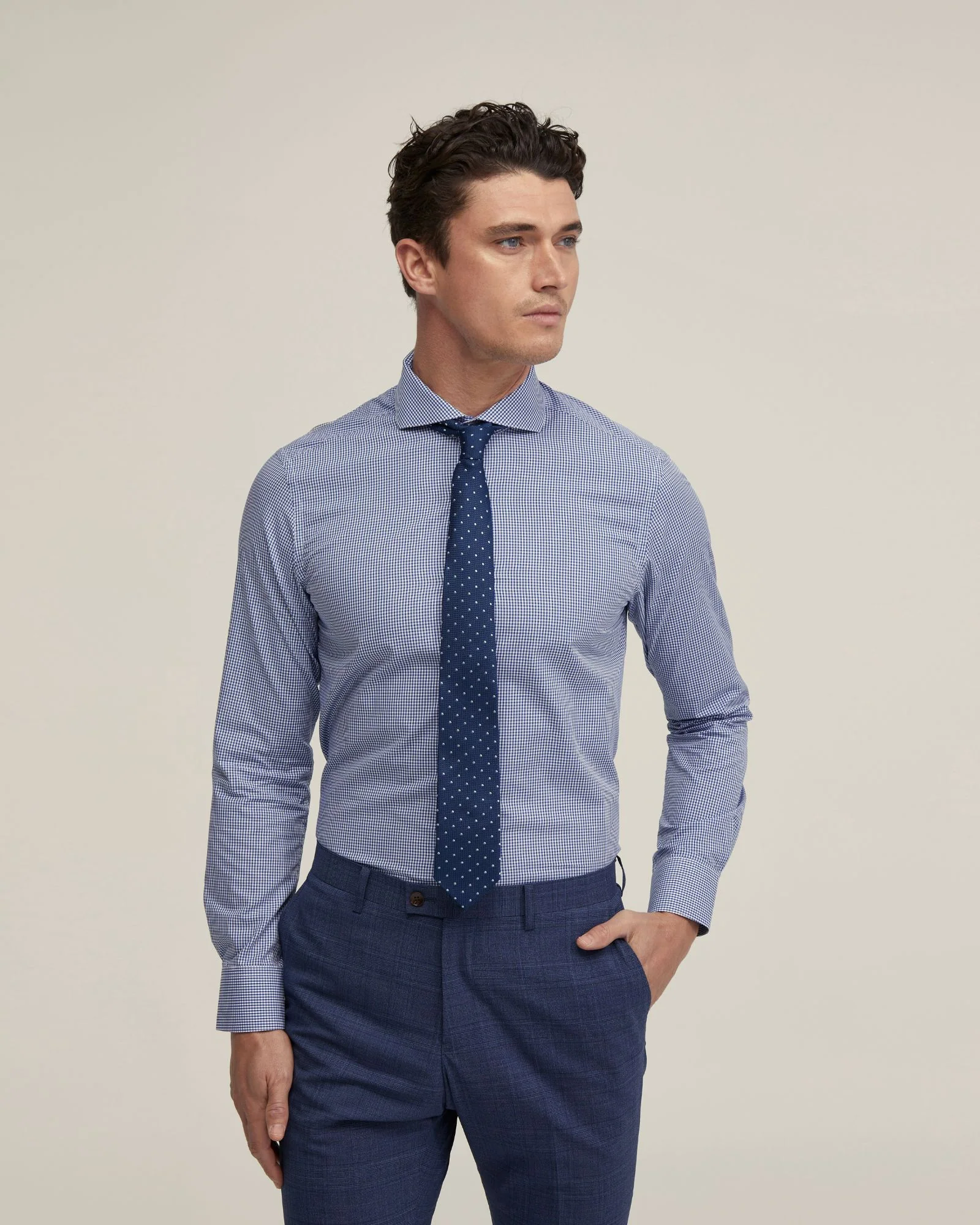 Kensington Ton Slim Fit Check Shirt - Image 5