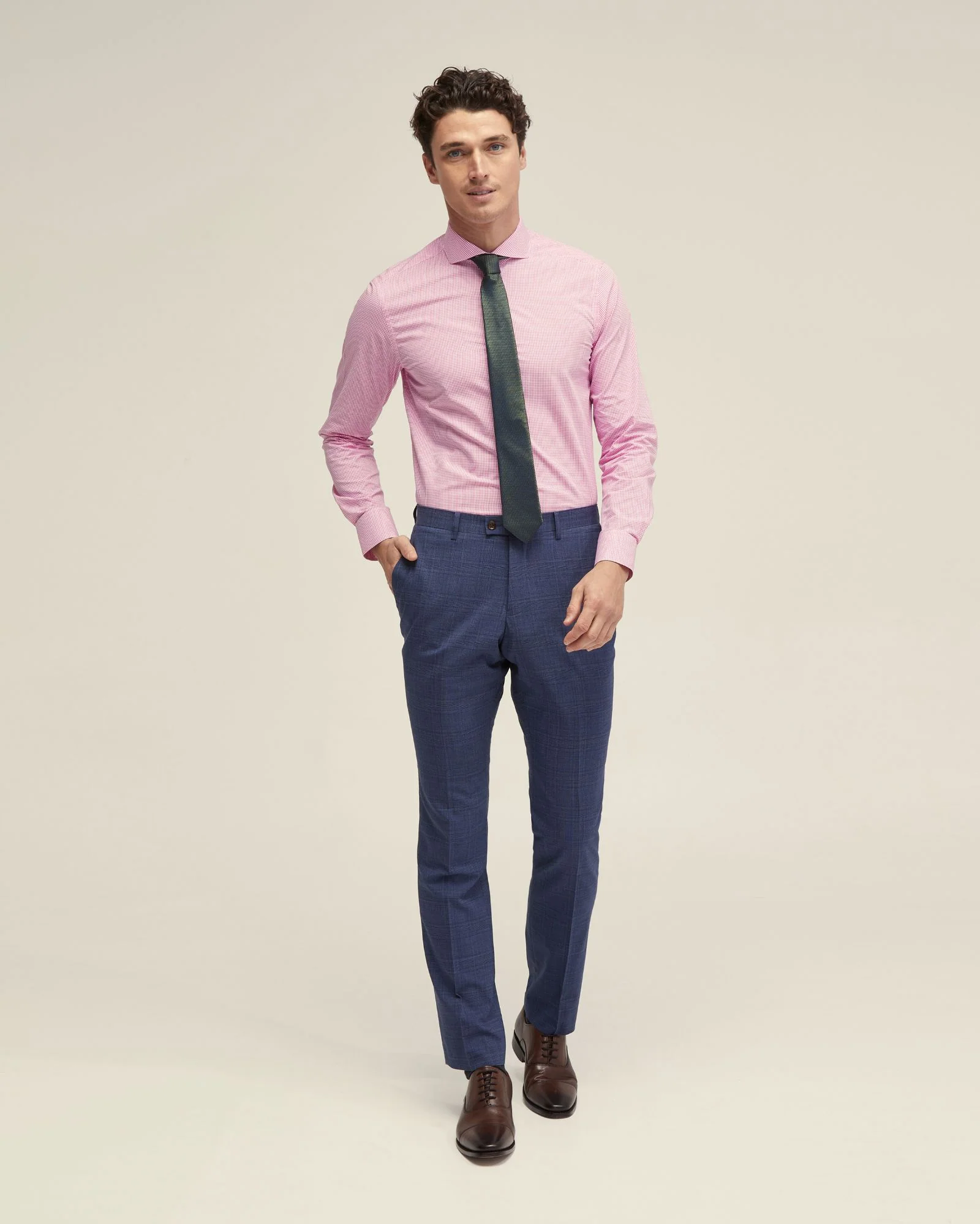 Kensington Ton Slim Fit Check Shirt - Image 7