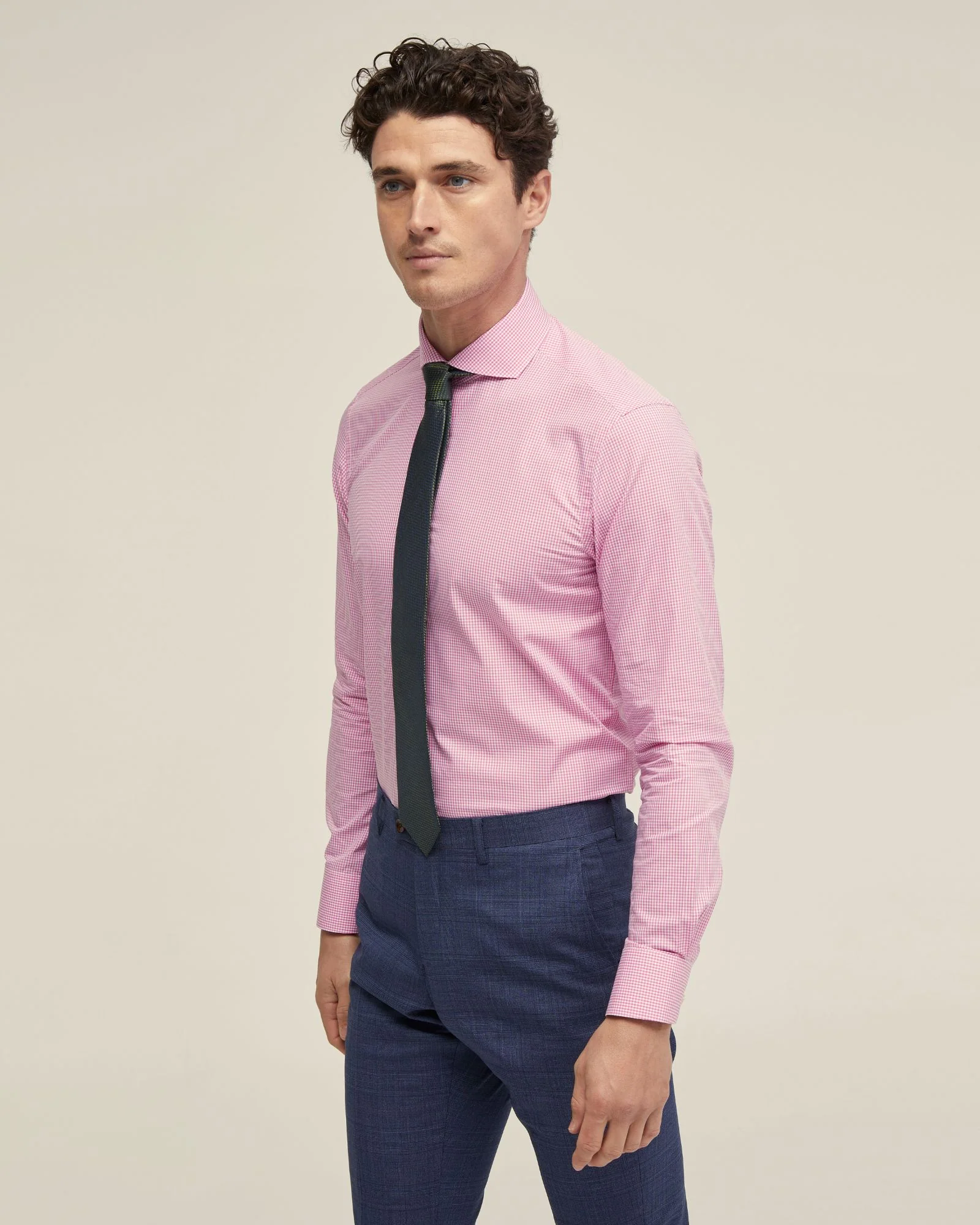 Kensington Ton Slim Fit Check Shirt - Image 8