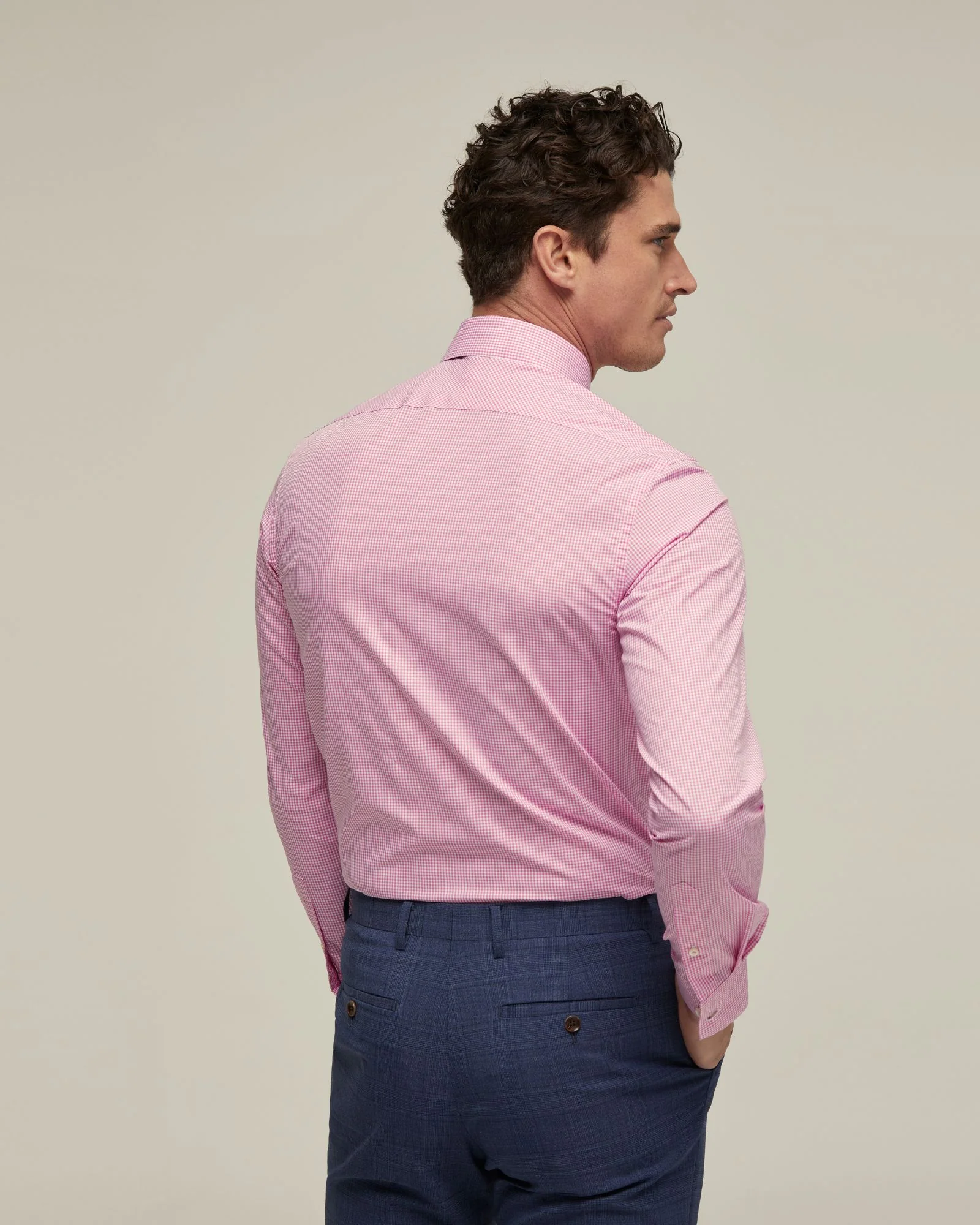 Kensington Ton Slim Fit Check Shirt - Image 9