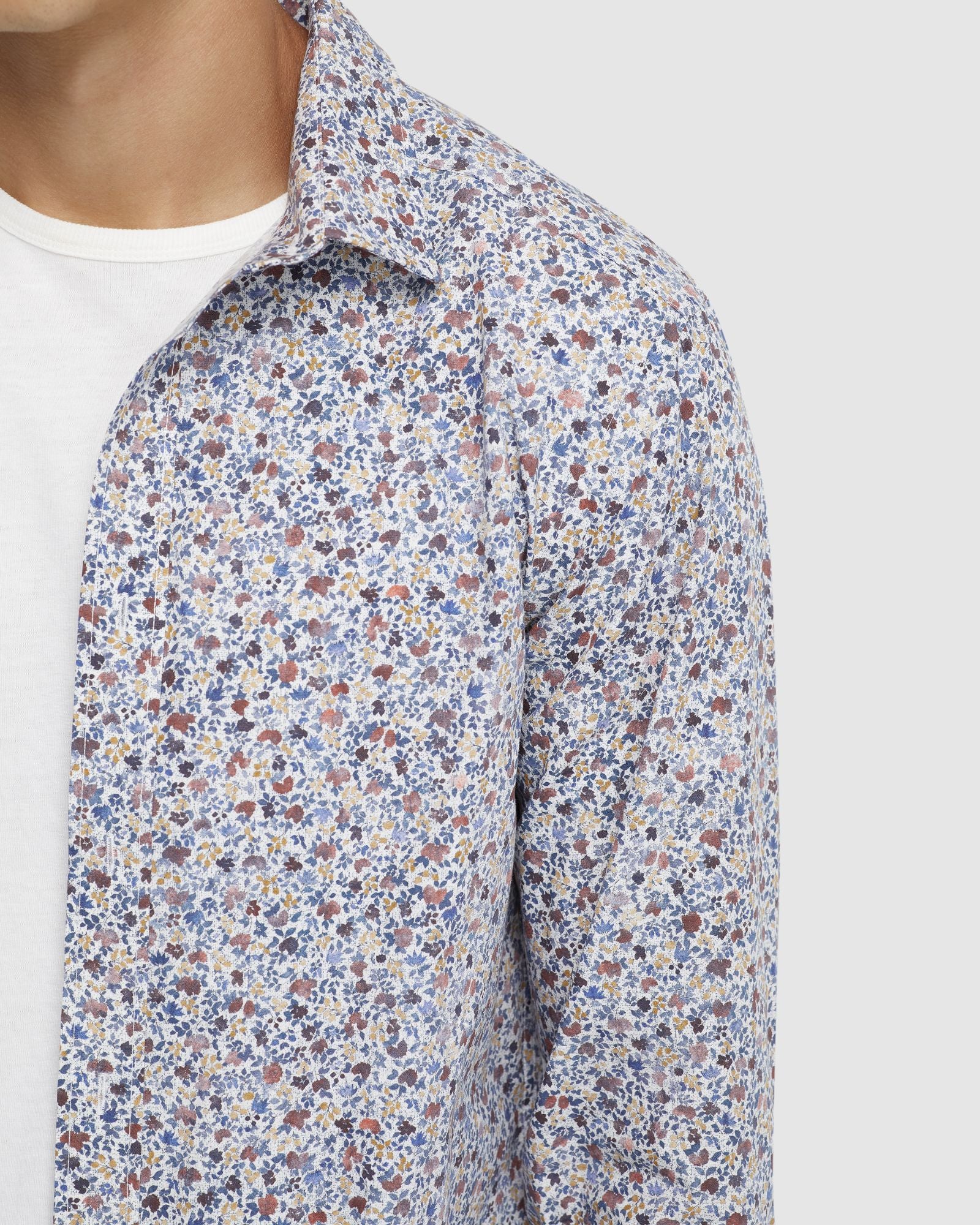 Kenton Floral Print Cotton Shirt - Image 12