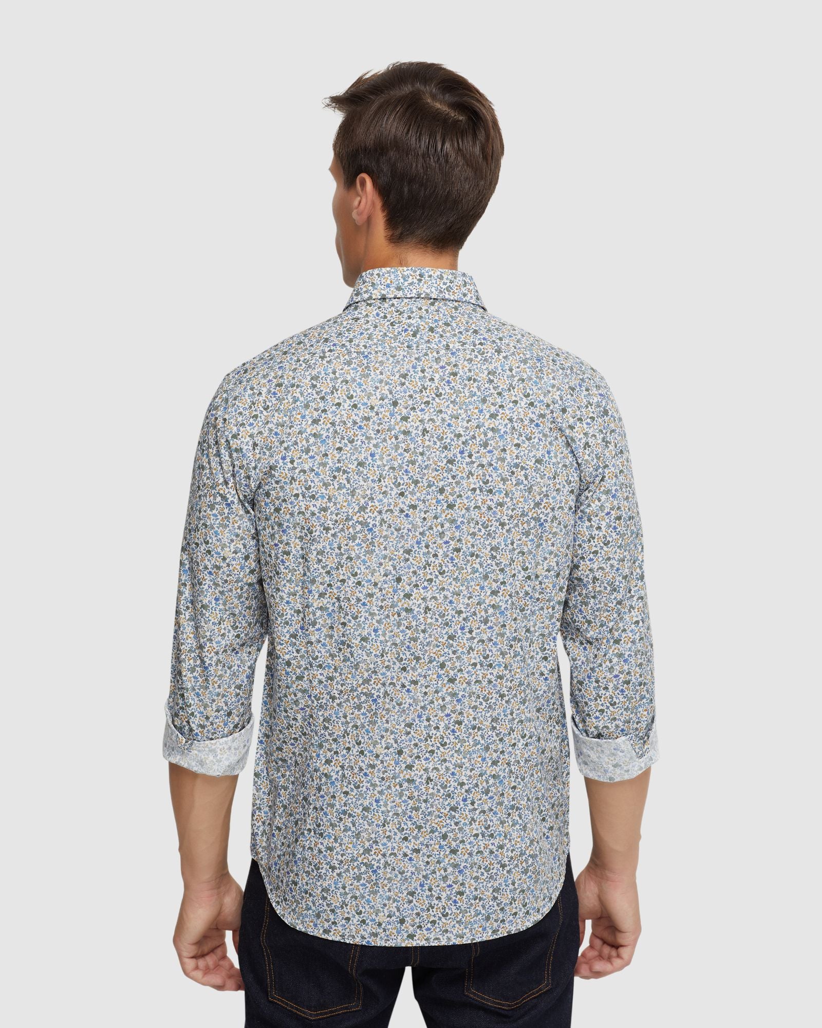 Kenton Floral Print Cotton Shirt - Image 3