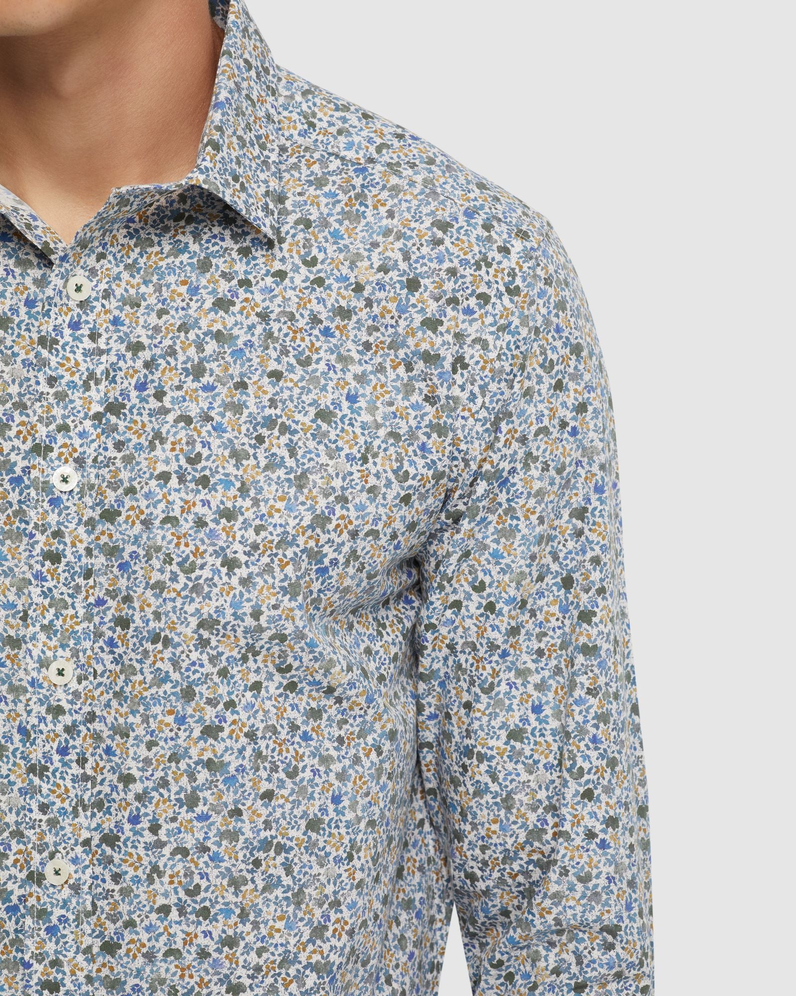 Kenton Floral Print Cotton Shirt - Image 6