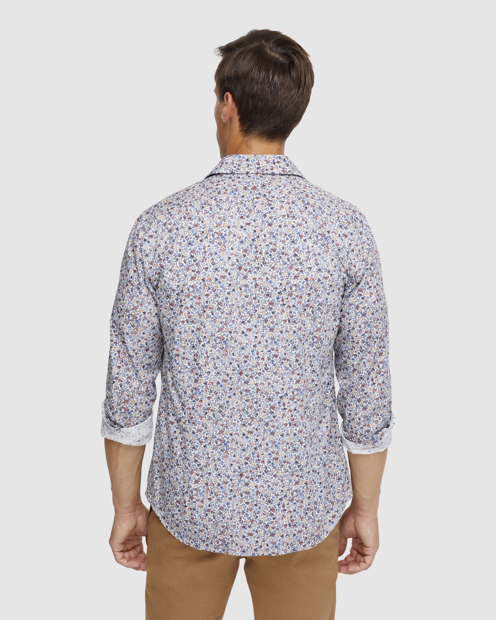 Kenton Floral Print Cotton Shirt - Image 9
