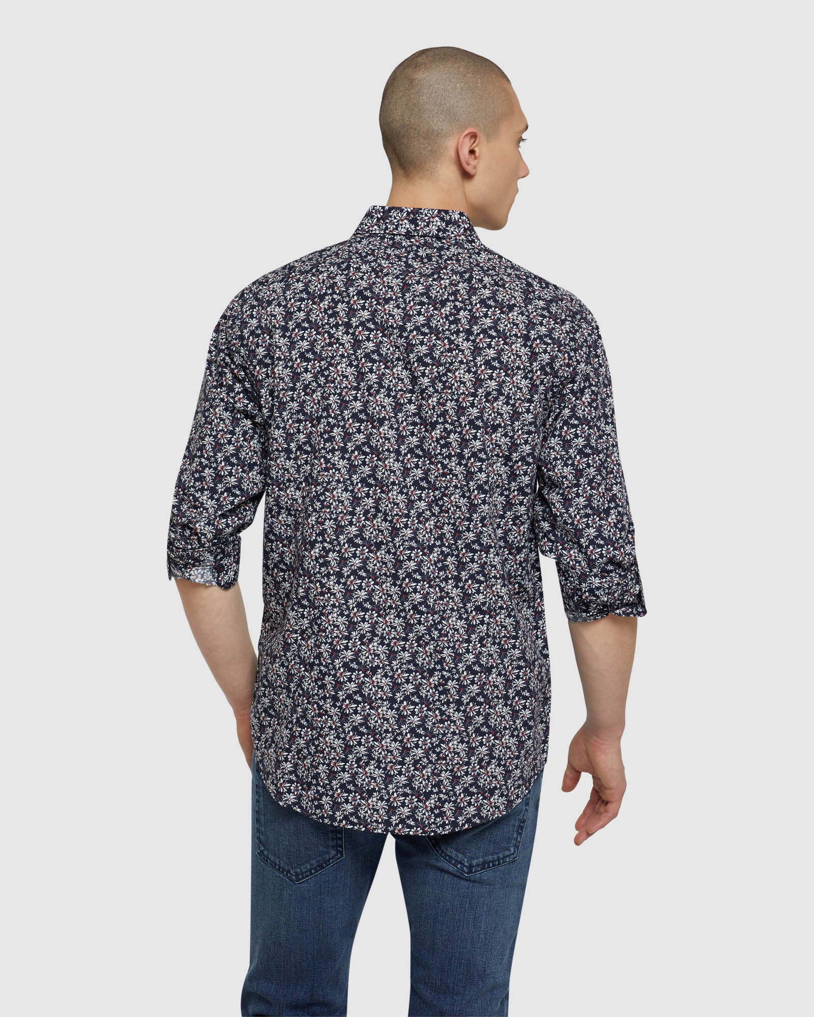 Kenton Floral Printed Regular Shirt - Image 3