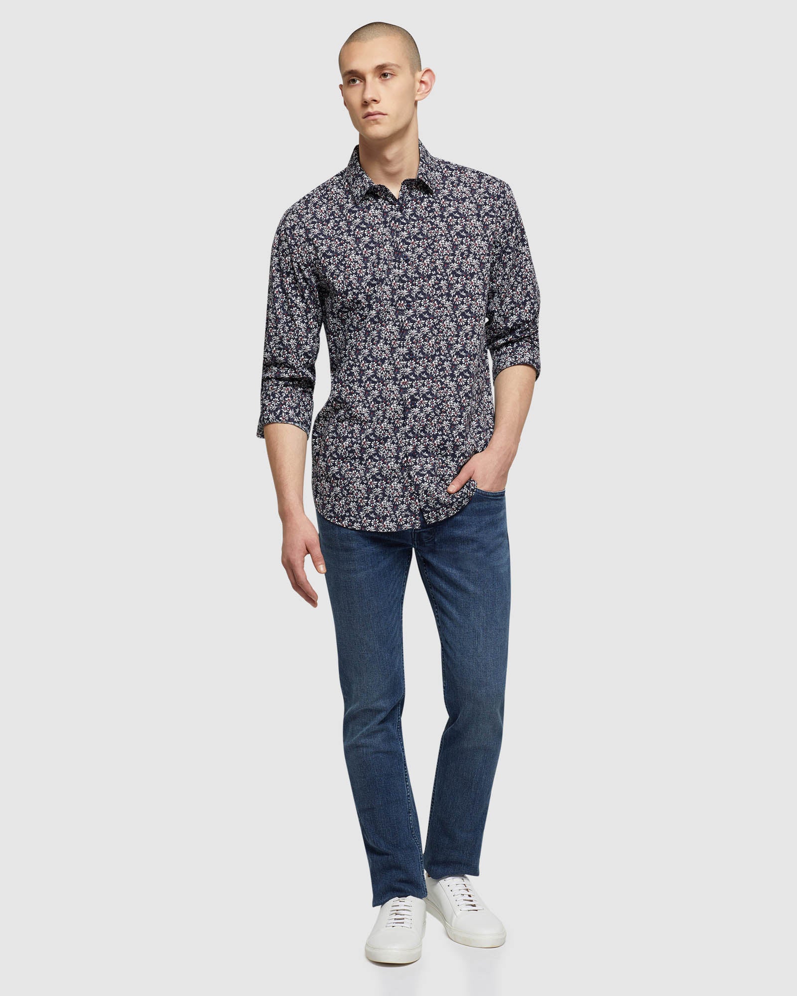 Kenton Floral Printed Regular Shirt - Image 5