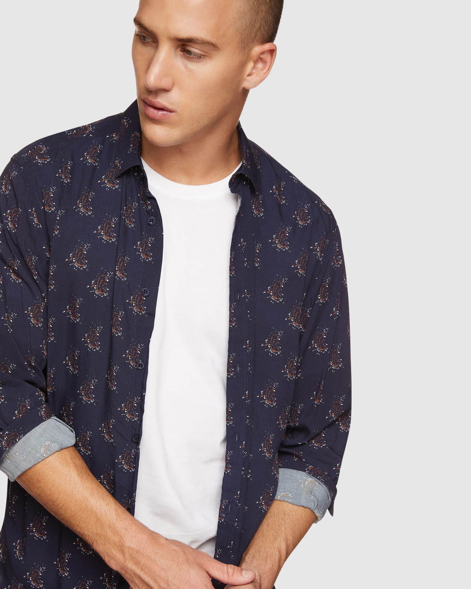 Kenton Paisley Print Regular Shirt - Image 4
