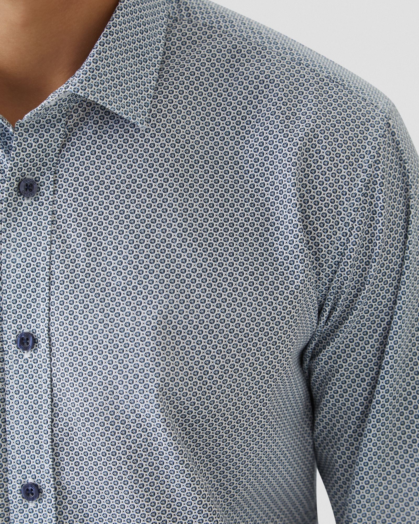 Kenton Printed Cotton Shirt - Image 6