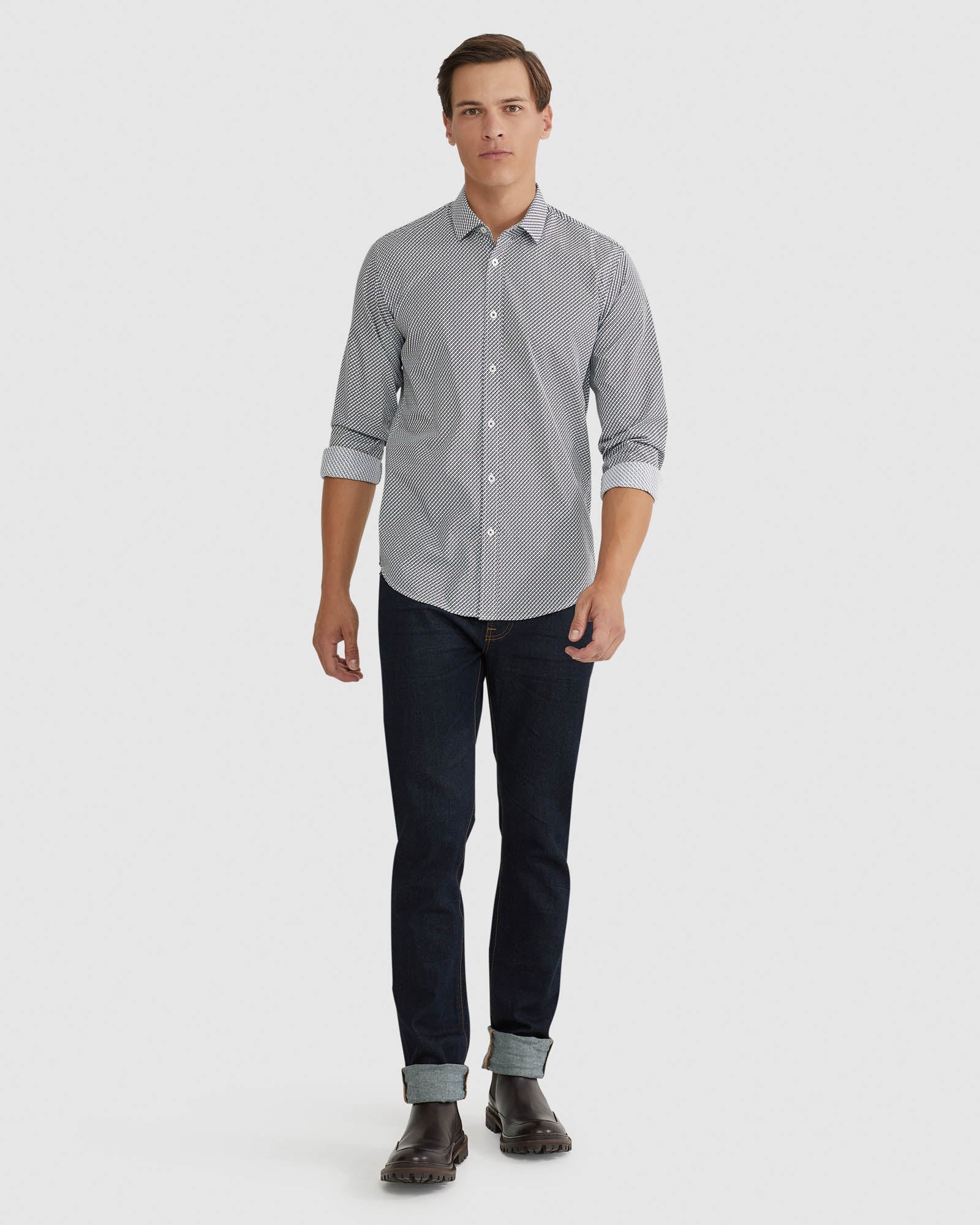 Kenton Printed Cotton Shirt - Image 5