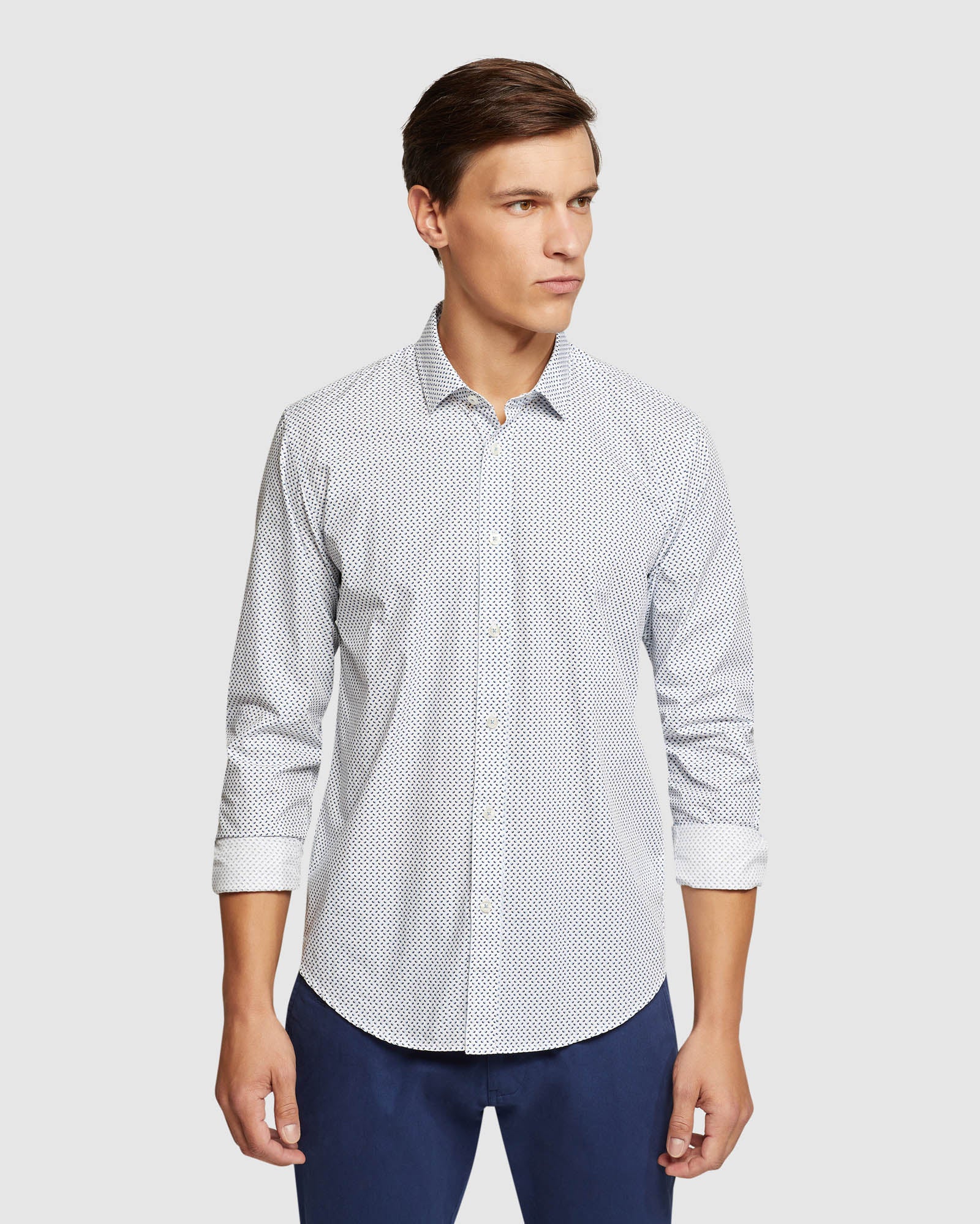 Kenton Printed Cotton Shirt - Image 5