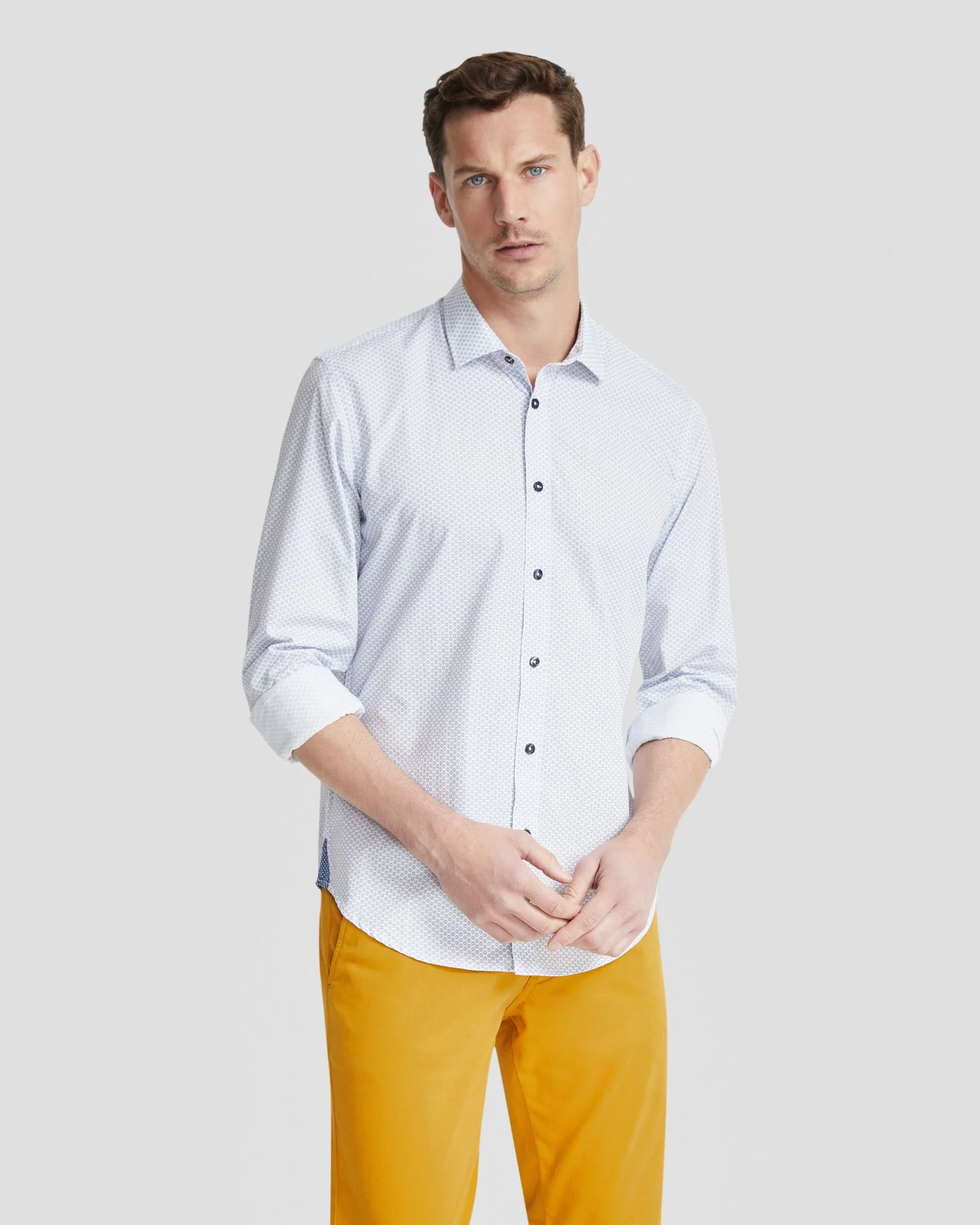 Kenton Printed Cotton Shirt - Image 5
