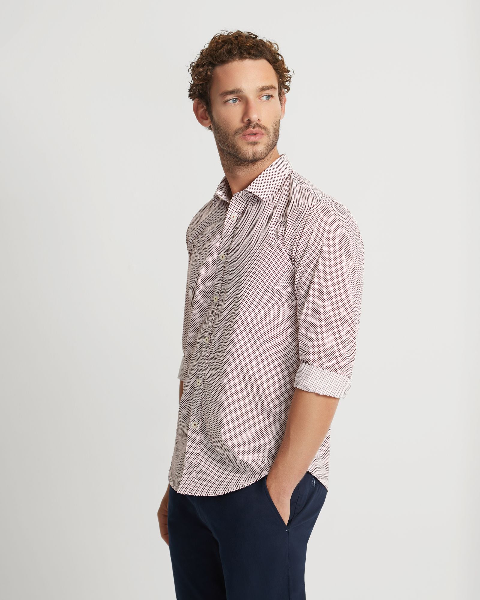 Kenton Printed Cotton Shirt - Image 8