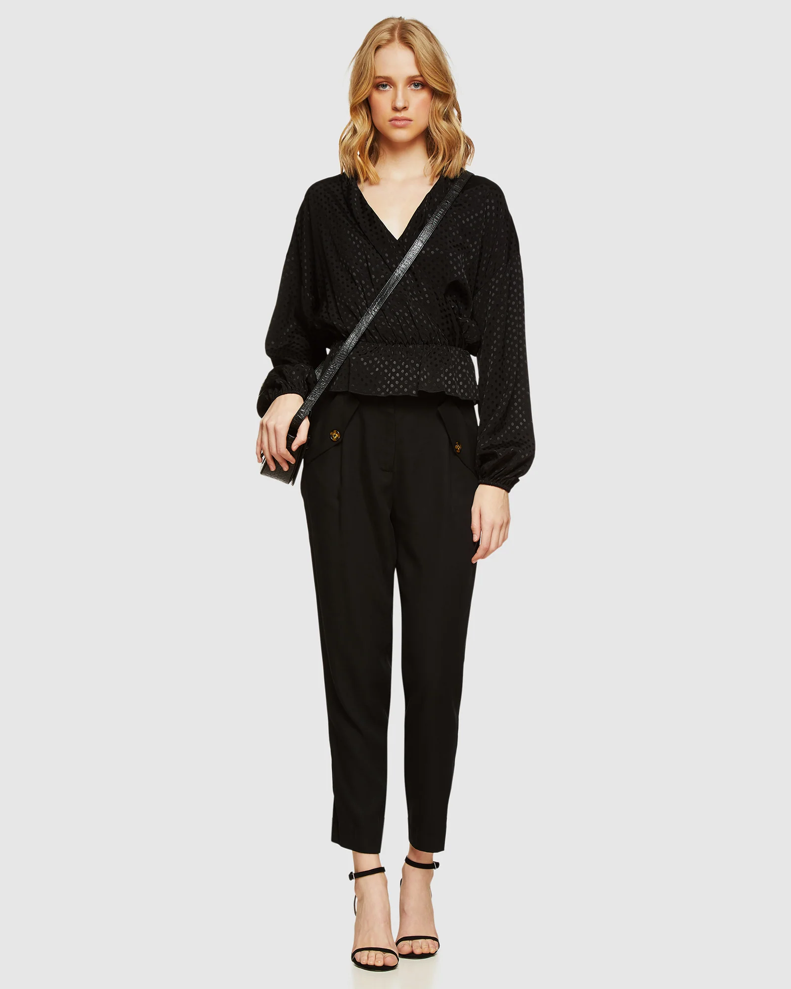 Lana Spot Wrap Front Top - Image 5
