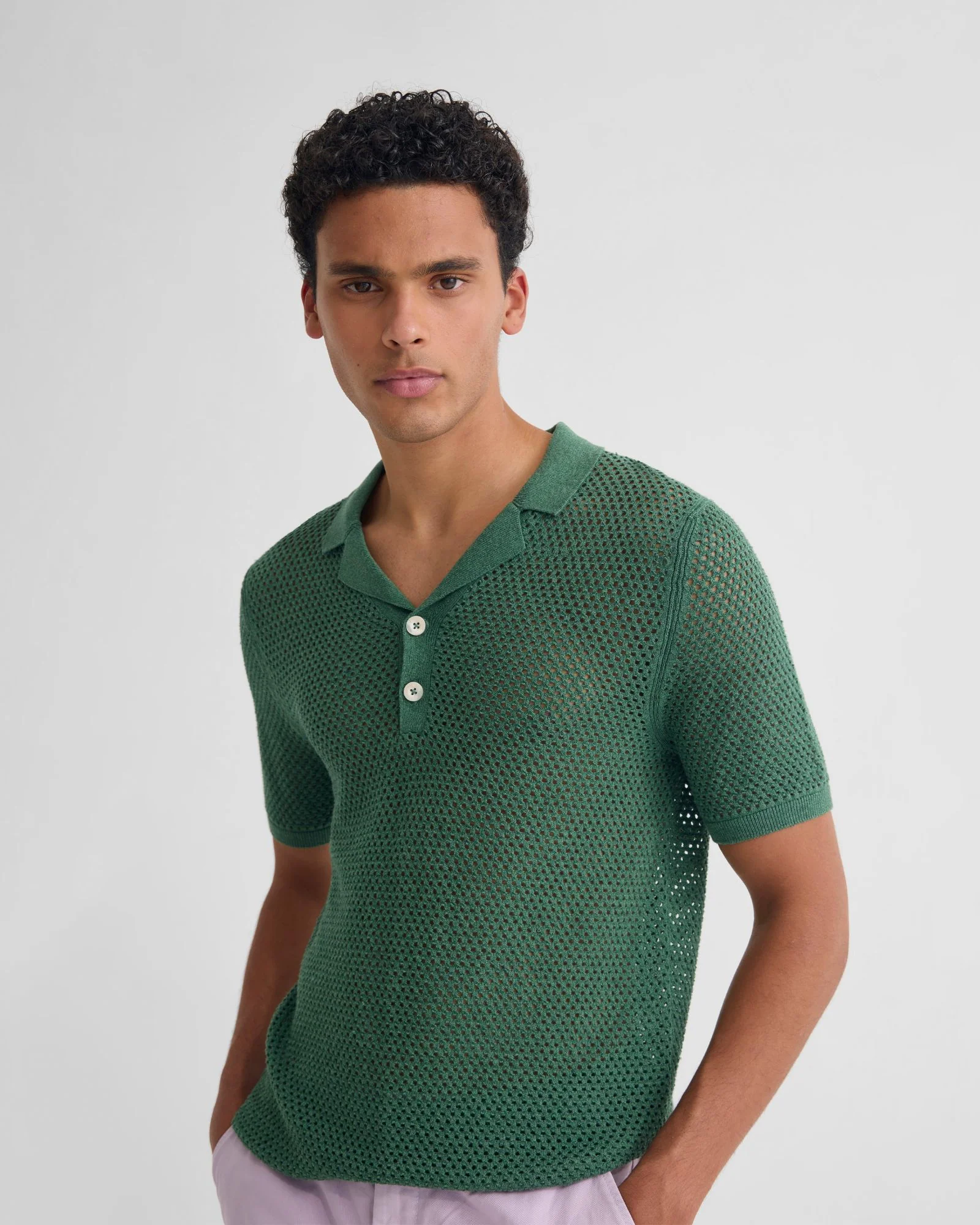 Lane Knitted Polo - Image 3