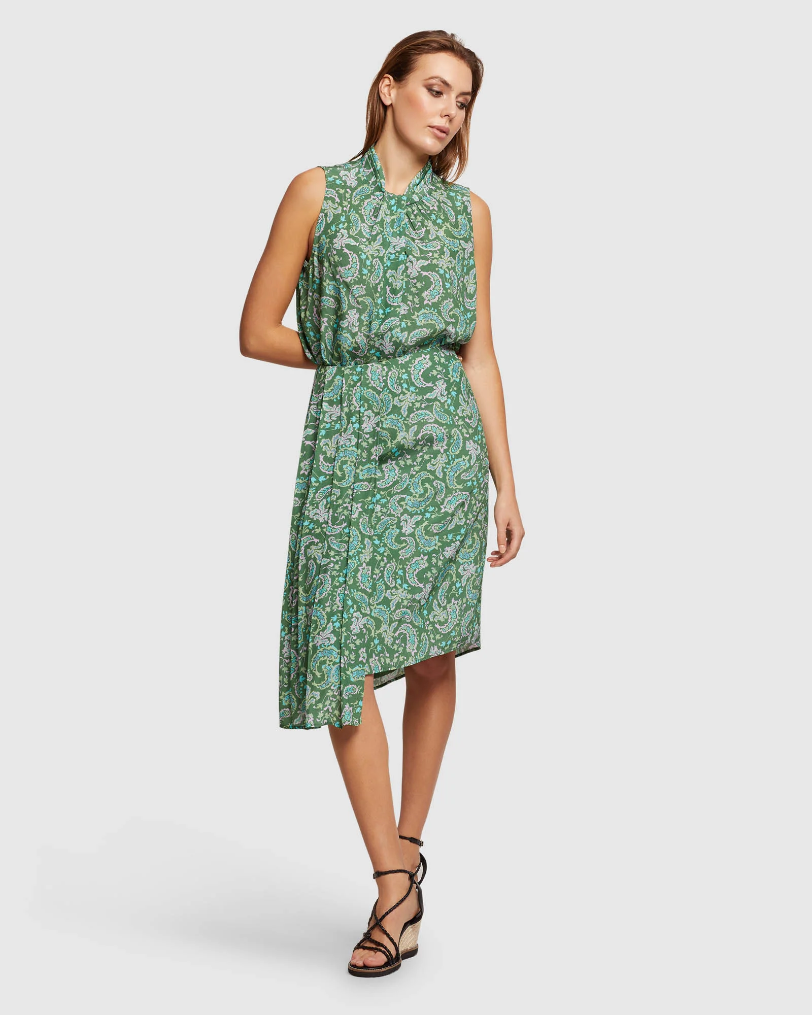 Lara Paisley Printed Skirt - Image 5