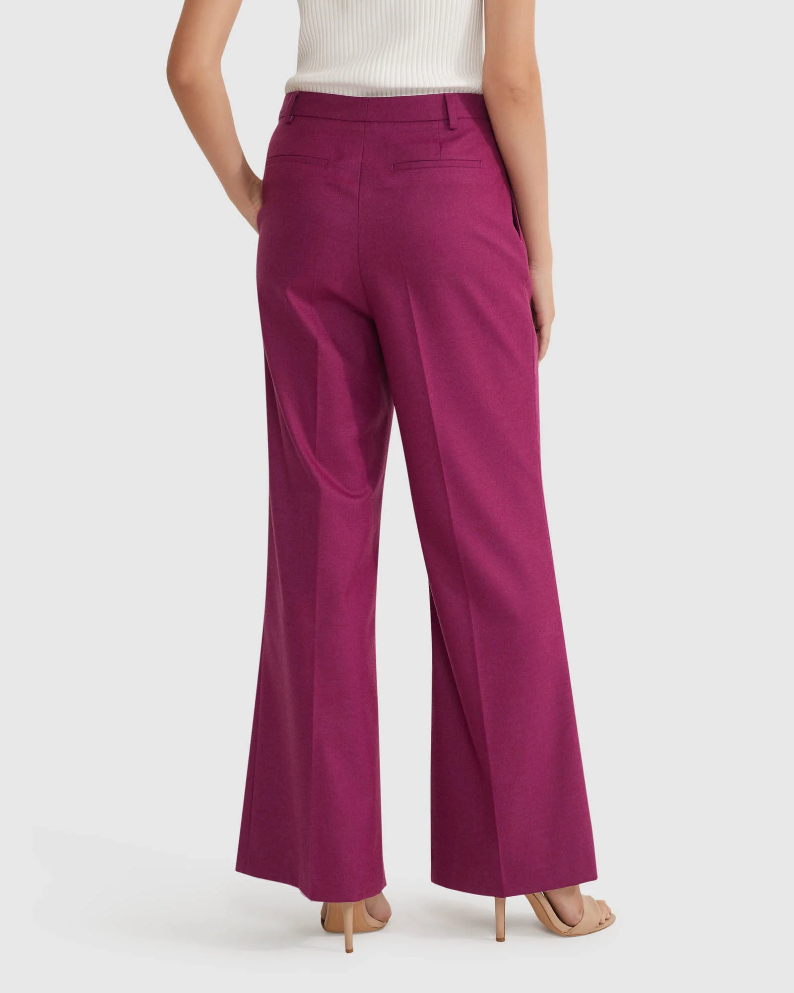 Lauren Eco Wide Leg Suit Pants - Image 3