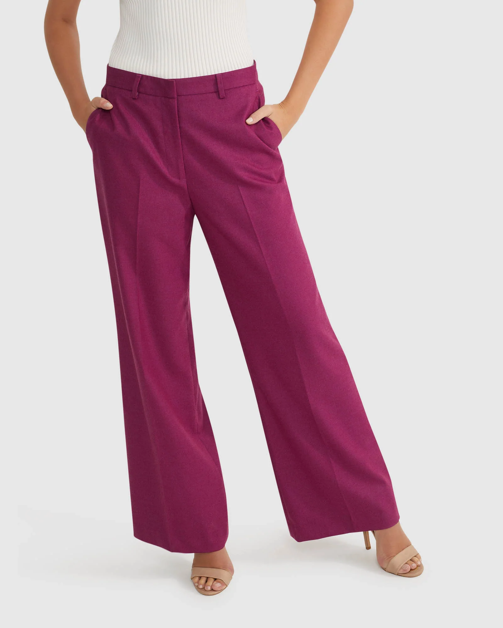 Lauren Eco Wide Leg Suit Pants - Image 4