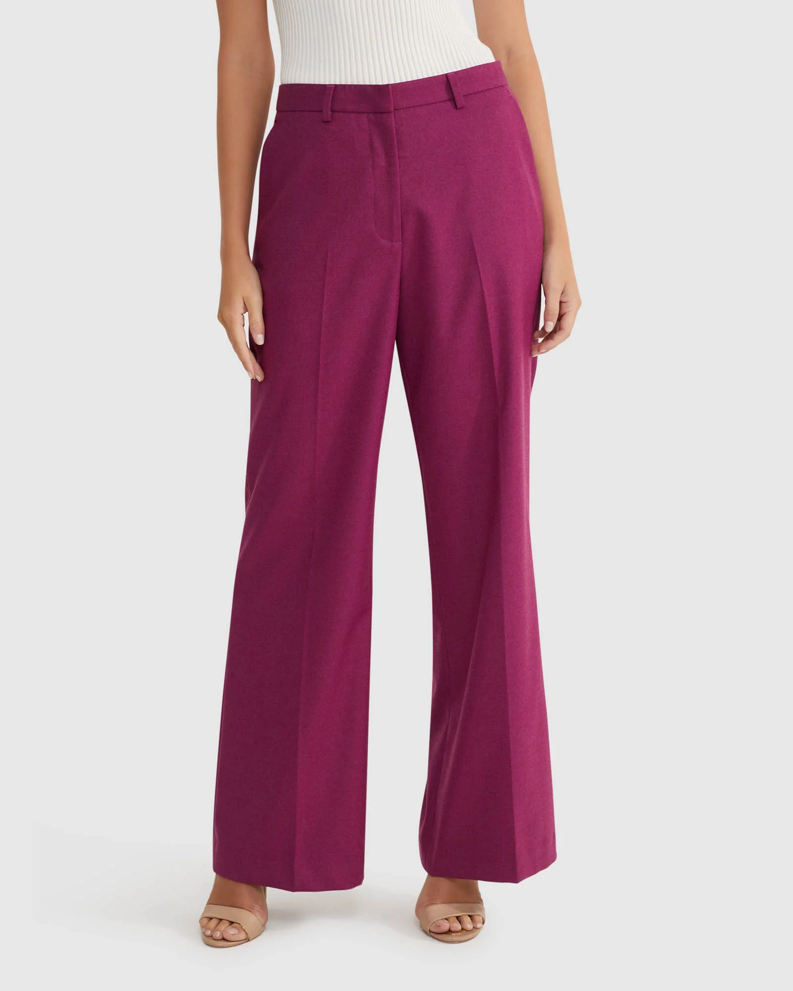 Lauren Eco Wide Leg Suit Pants - Image 5