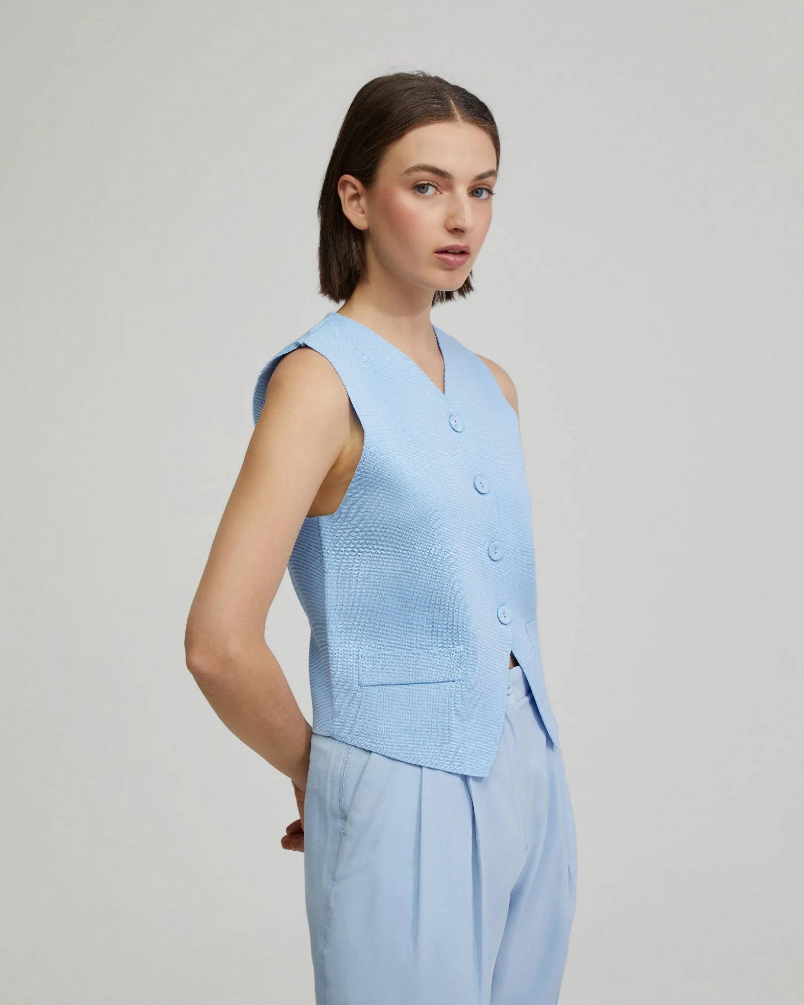 Leni Knit Waistcoat - Image 7