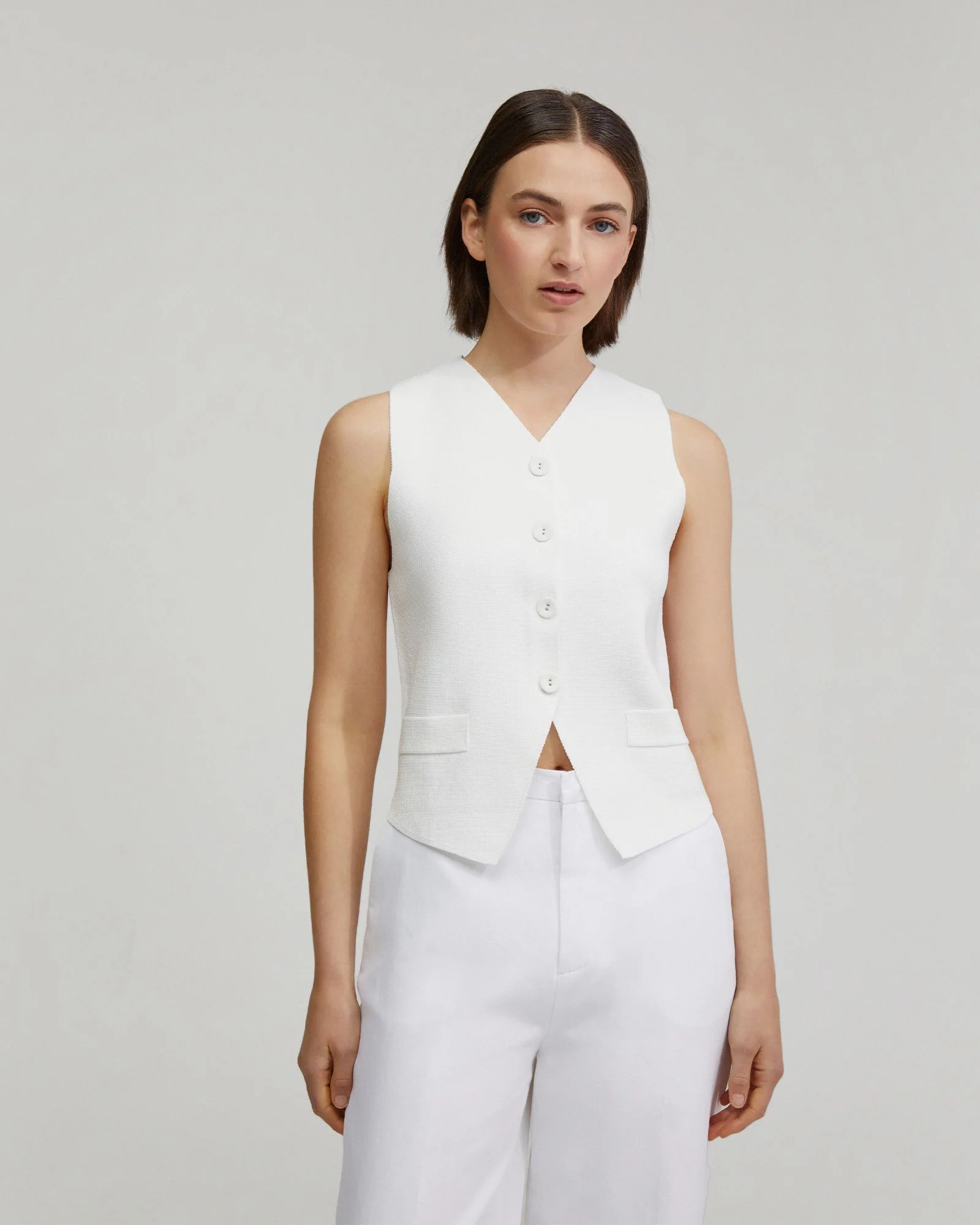 Leni Knit Waistcoat - Image 9