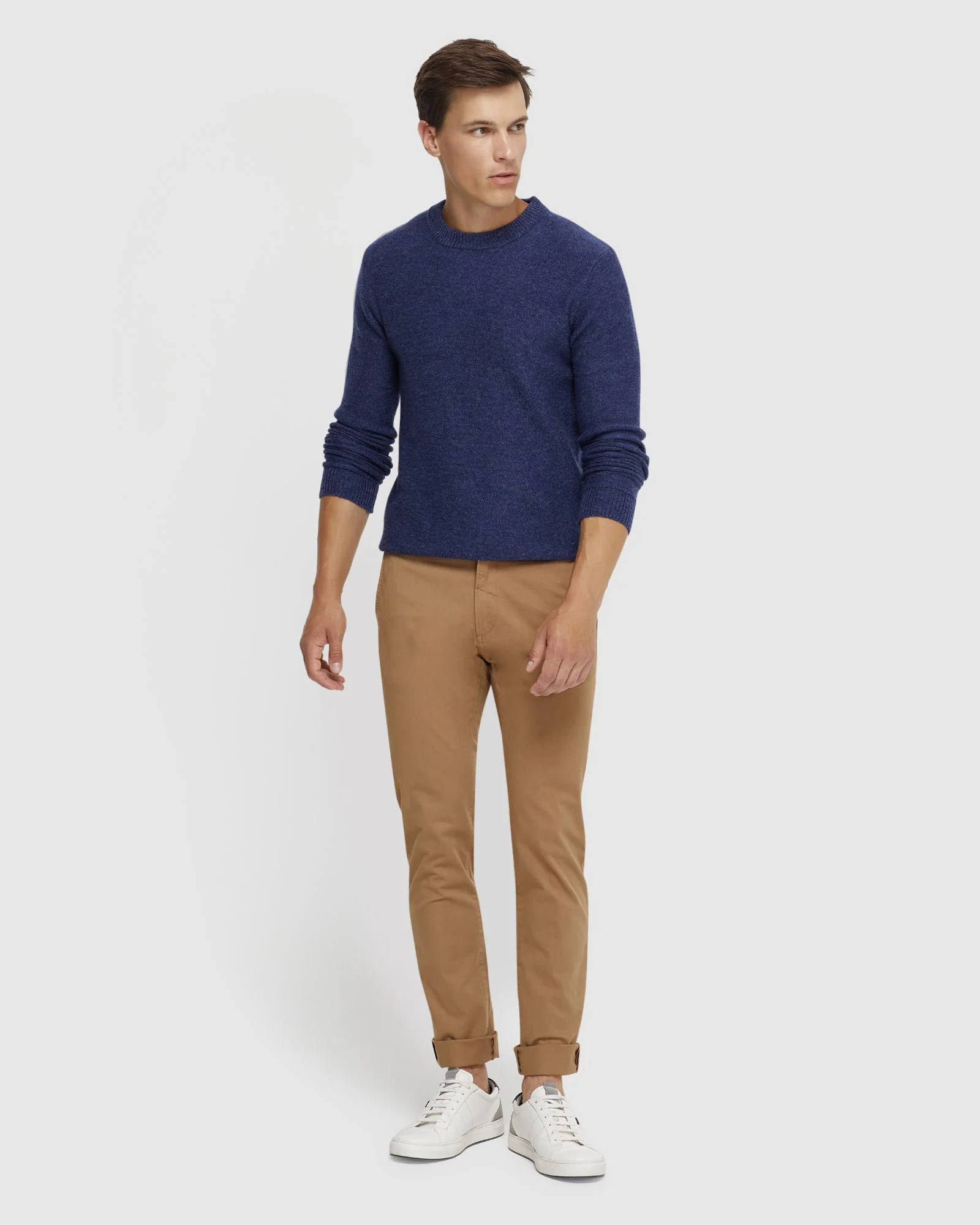 Leon Crew Neck Wool Rich Knit - Image 7
