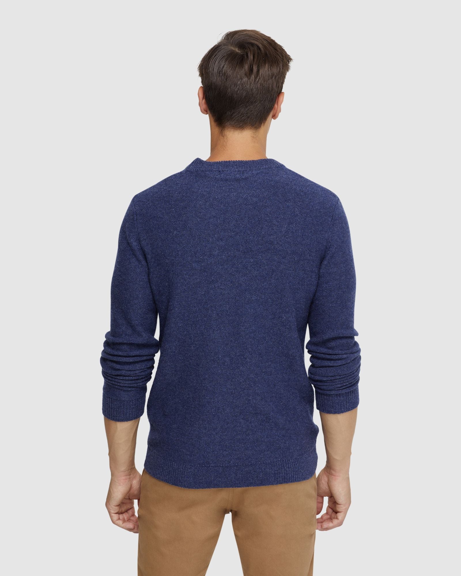 Leon Crew Neck Wool Rich Knit - Image 9