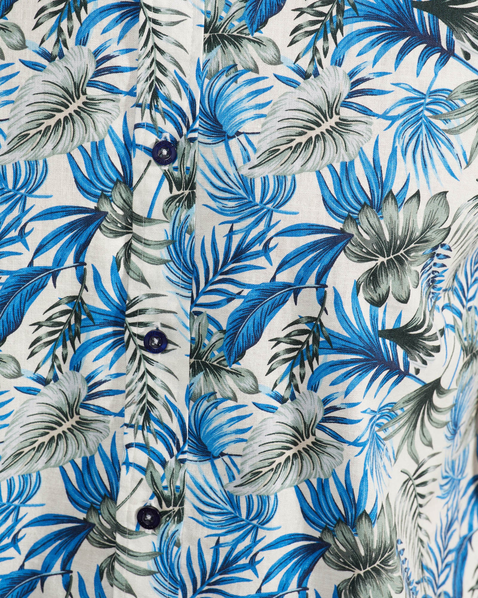 Leyton Linen Cotton Print Short Sleeve Shirt - Image 6