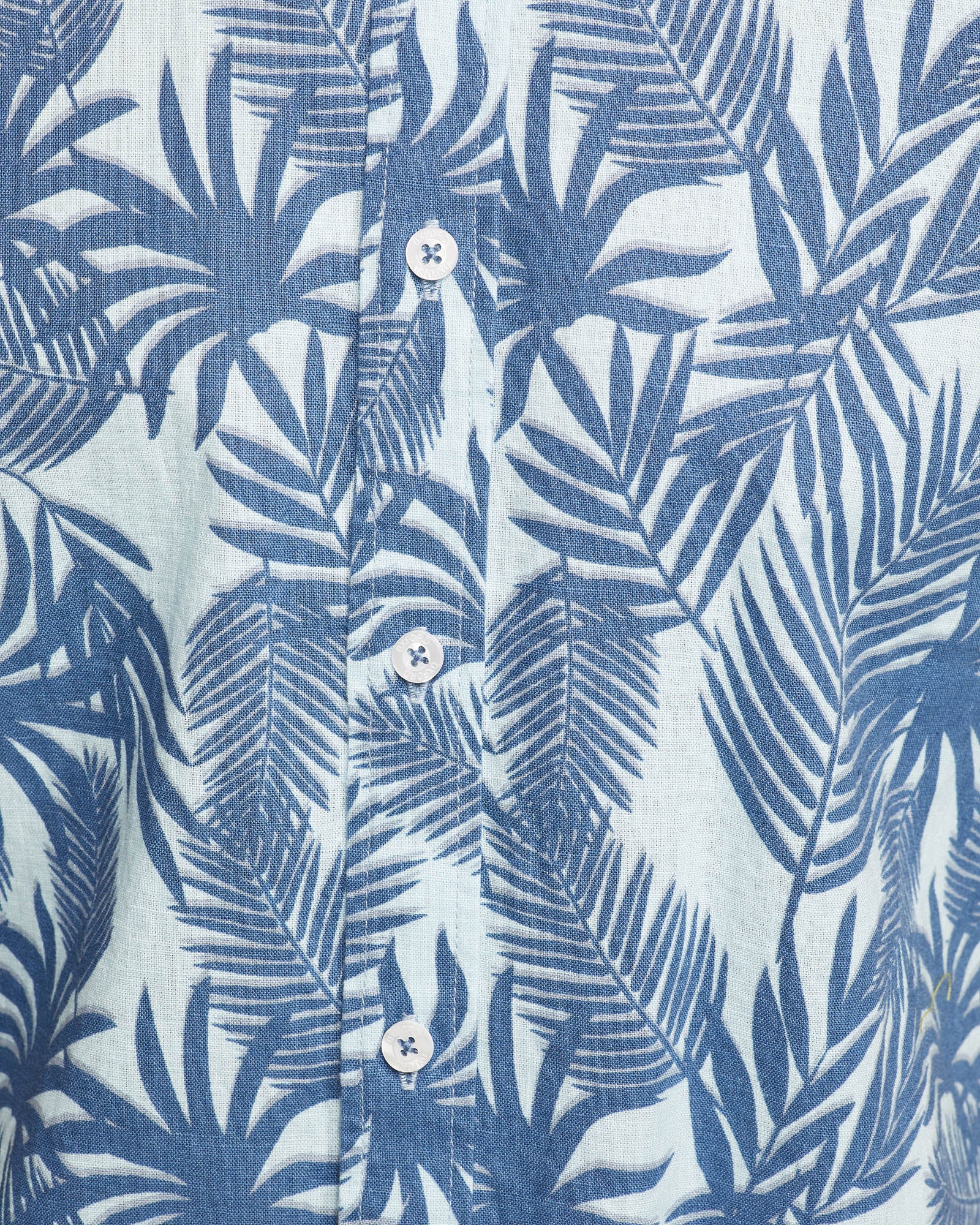 Leyton Linen Cotton Printed Short Sleeve Shirt - Image 6