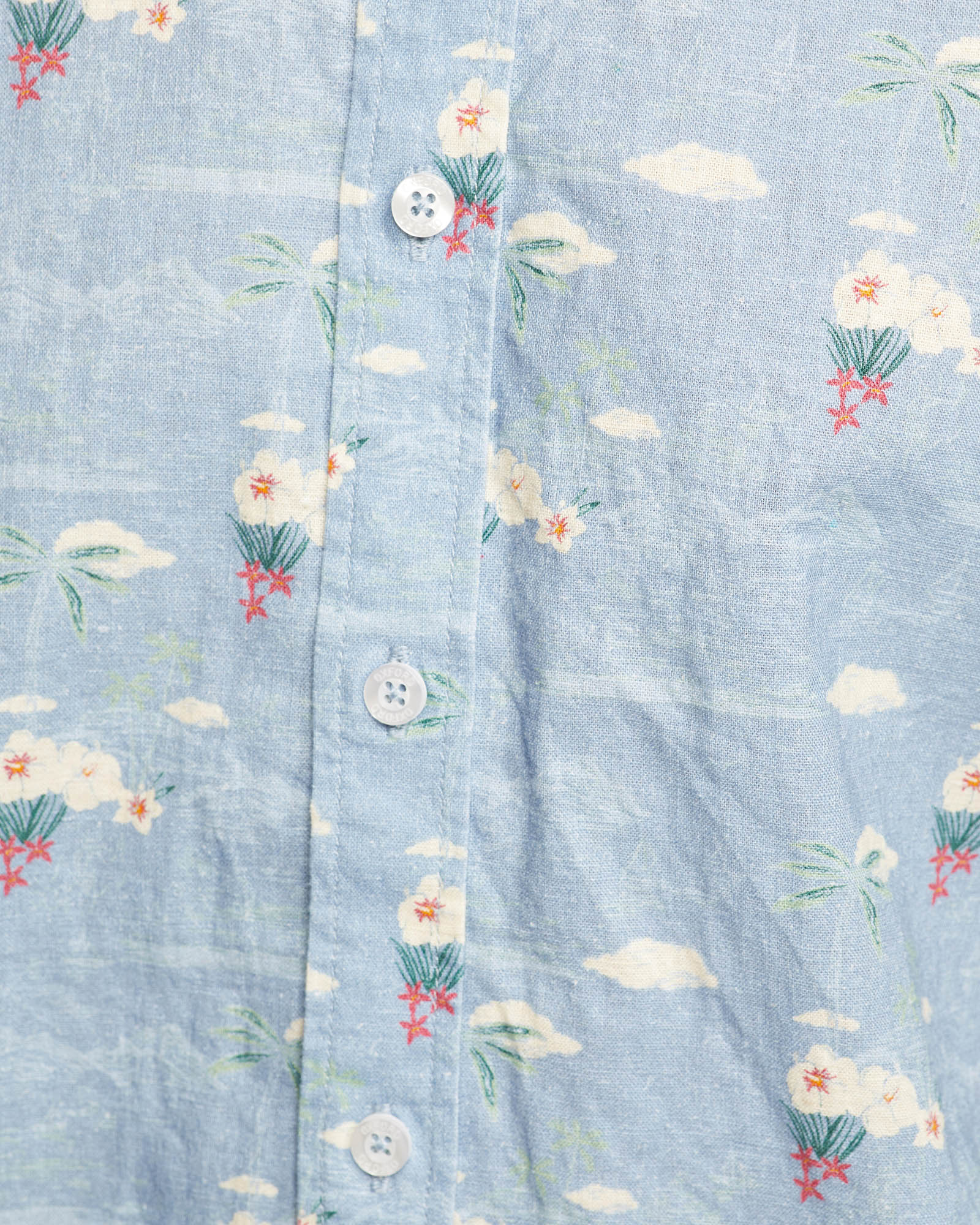 Leyton Linen Cotton Printed Short Sleeve Shirt - Image 6
